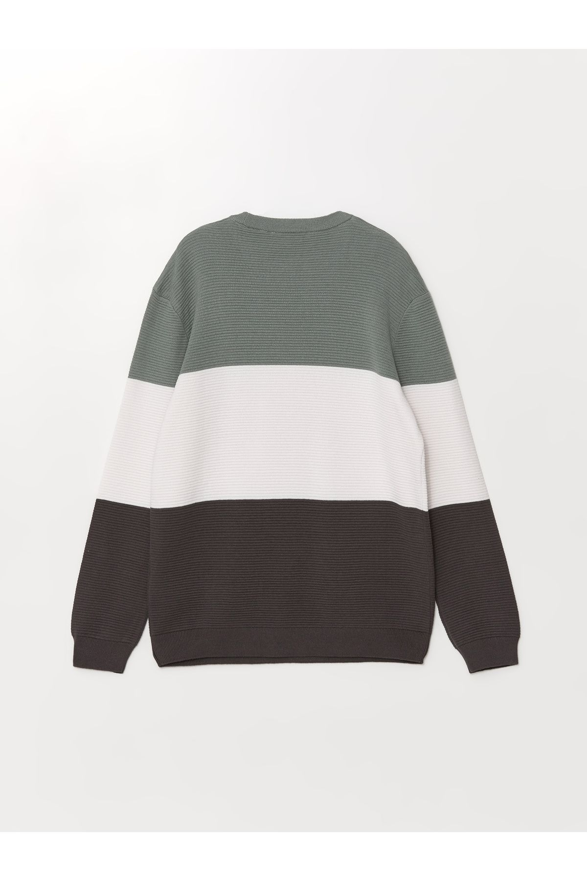 بافت و پلیور مردانه سبز ال سی وایکیکی | W40328Z8 اورجینال - تصویر 7