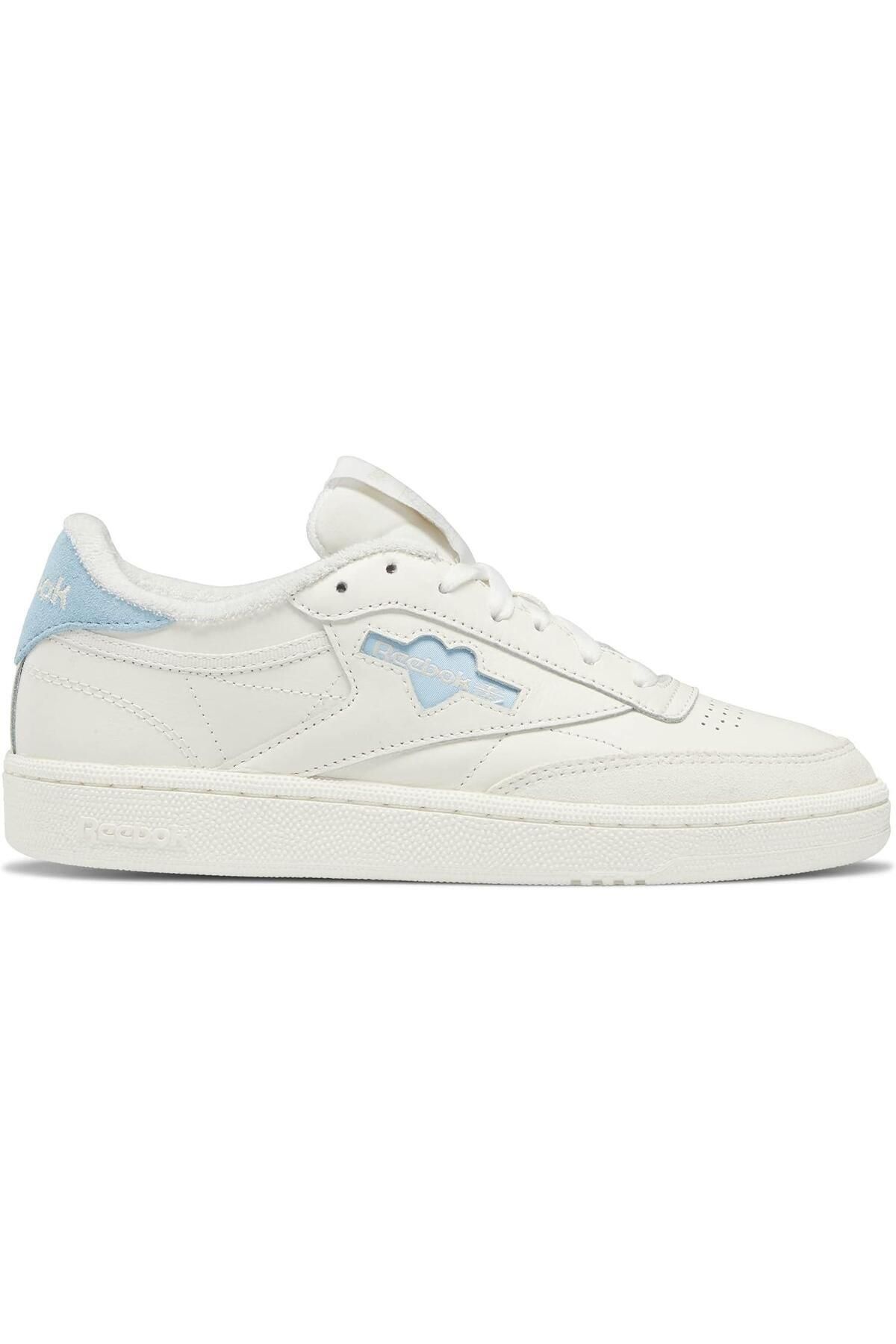 اسنیکر قرمز زنانه باشگاه C 85 کفش ورزشی بژ Reebok