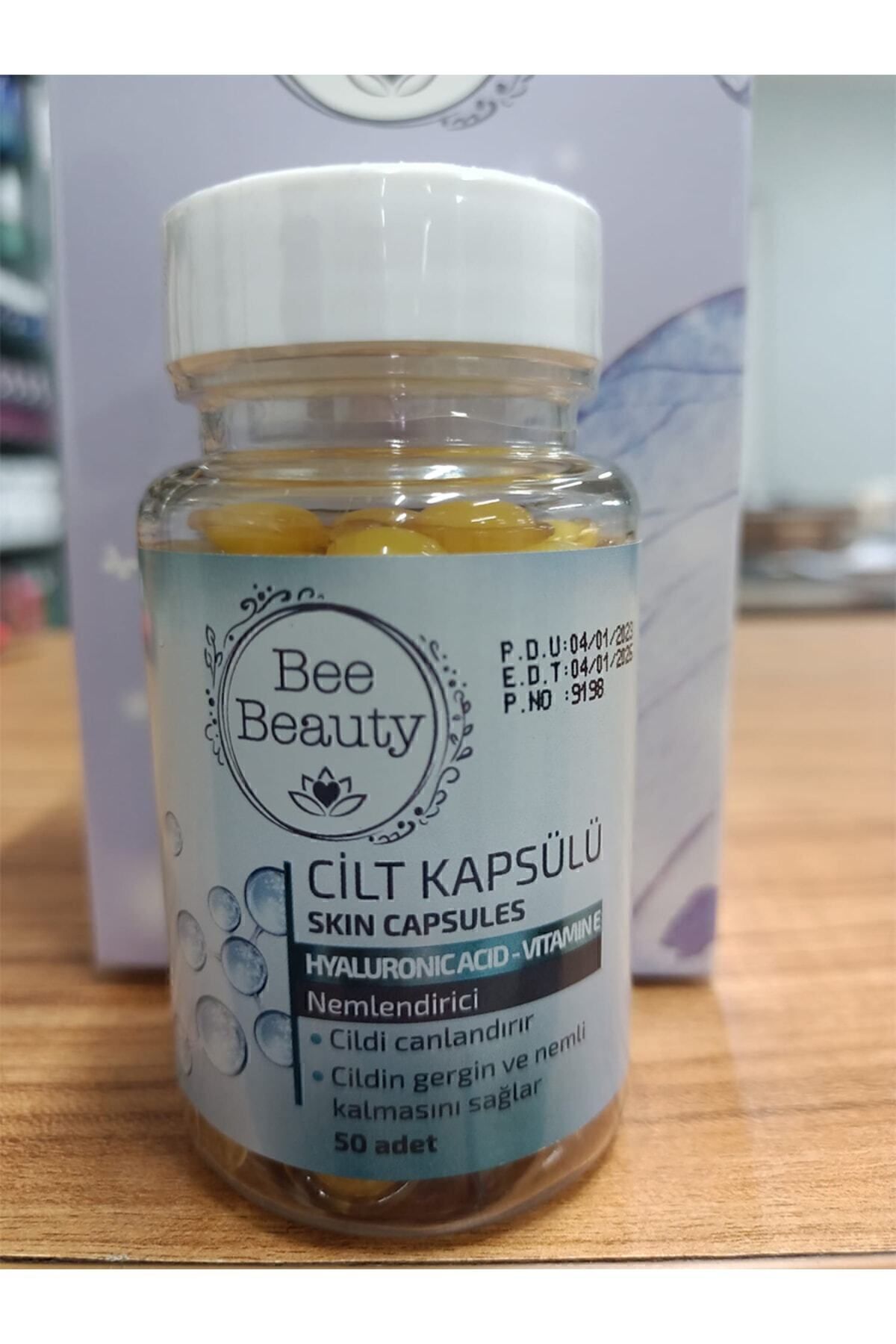 Bee Beauty-Anti-Aging Skin Capsule Hyaluronic Acid+vitamin E (moisturizer) 2