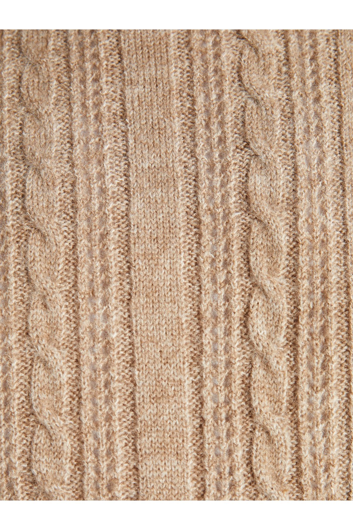 LC Waikiki-Damen-Strickpullover – Rollkragenpullover, selbstgemustert 5