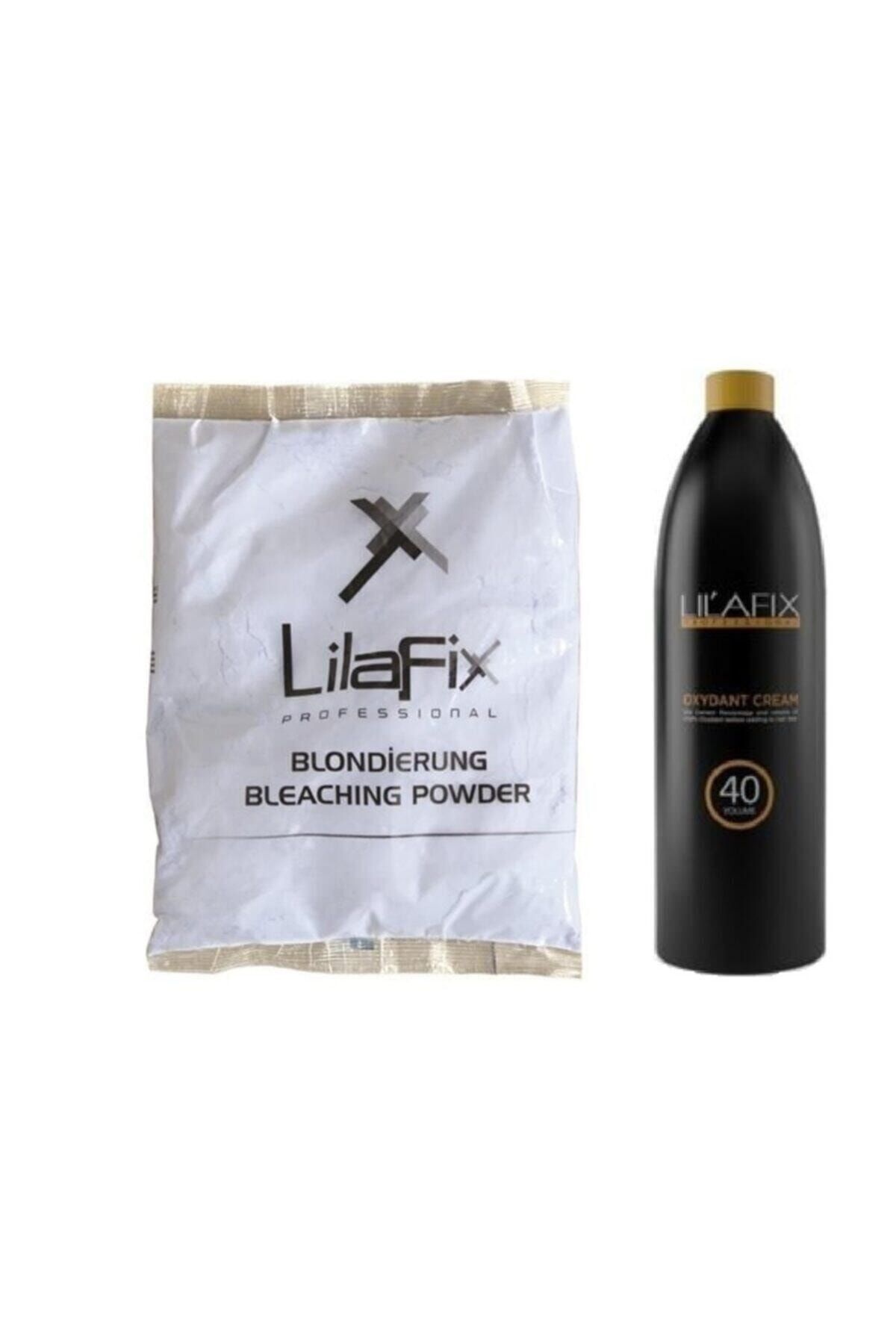 Lilafix 500 Gr Saç Açıcı Mavi Toz Oryal Ve 40 Volume Oksidan 1000ml