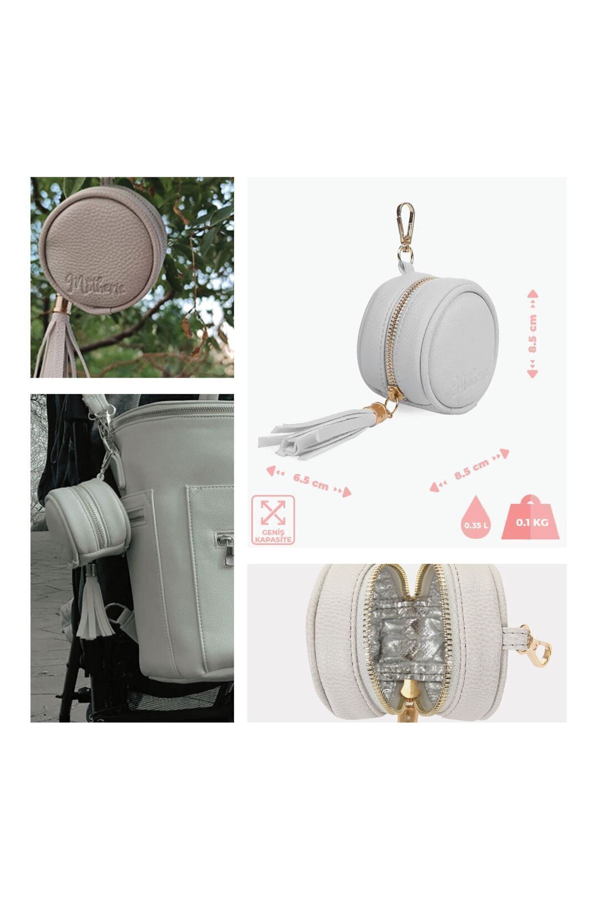 motheric Parenthood Bundle – Anne Bebek Bakım Çantası Set – Bebek Arabası Çantası – Emzik Çantası fotoğrafı 4 (önizleme)