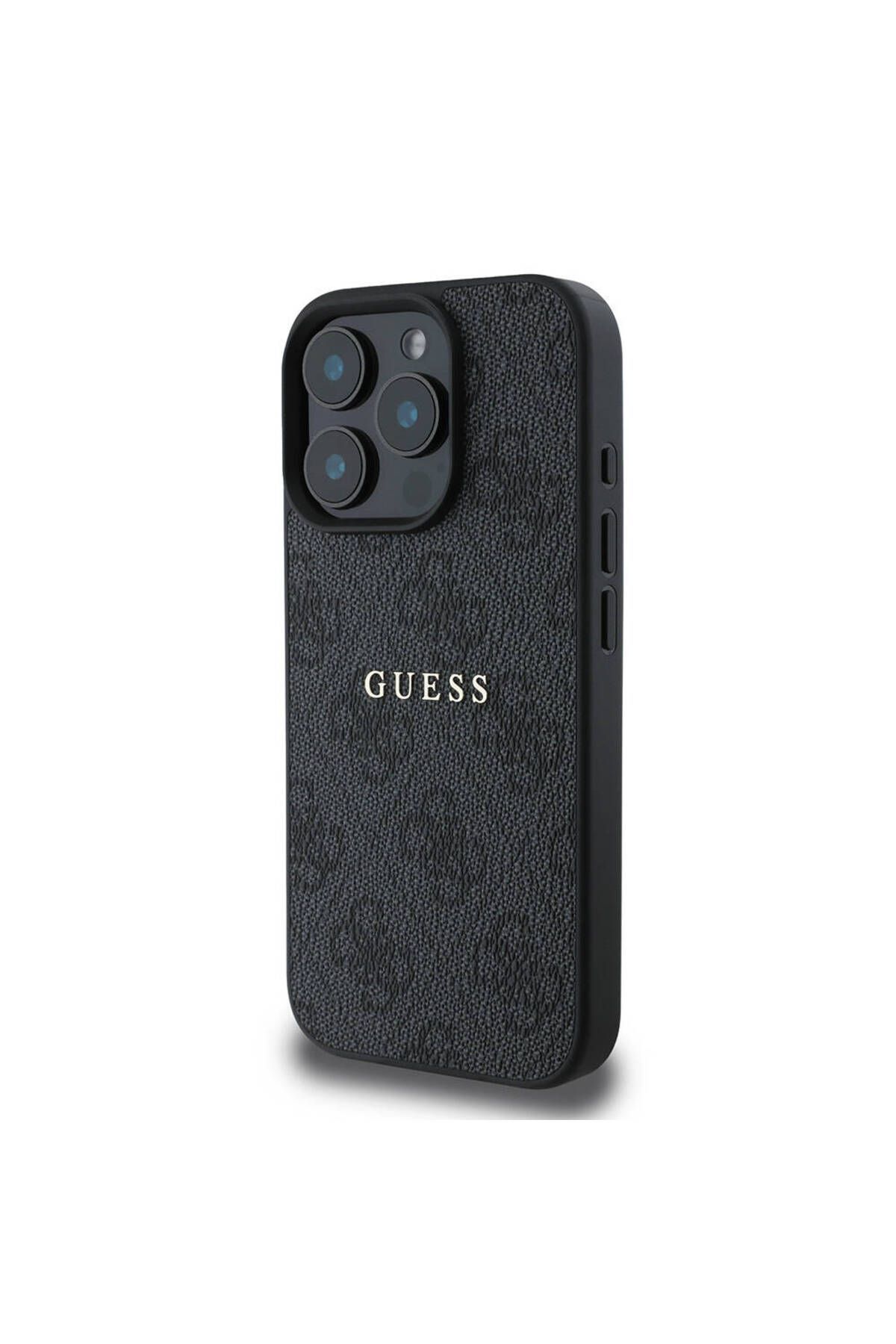 iPhone 16 Pro Guess Lisanslı Magsafe Uyumlu 4G Desenli Kılıf - Siyah