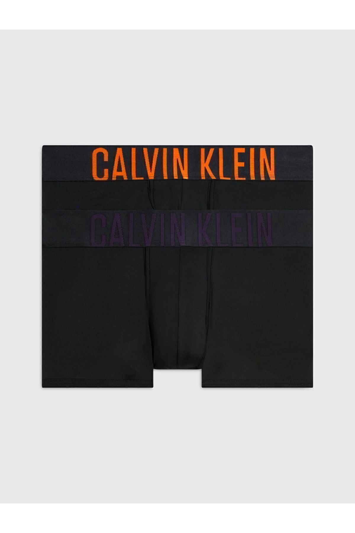 Calvin Klein-بوكسر أسود 1 بشعار العلامة التجارية للرجال مع شريط مطاطي مناسب للاستخدام اليومي 000nb2599a-gxl 2