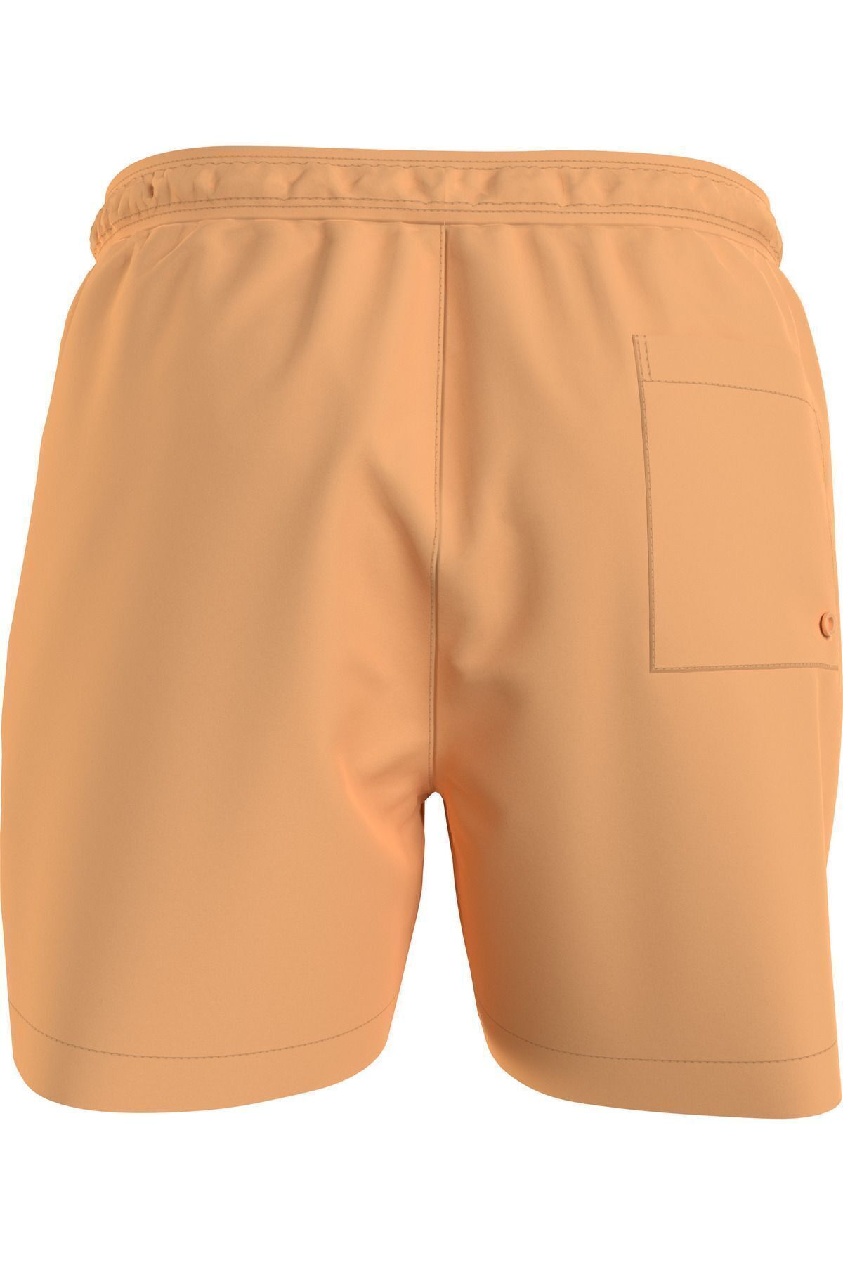 Calvin Klein Men s Polyster Quick Dry Beach and Sea Shorts Orange KM0KM Trendyol