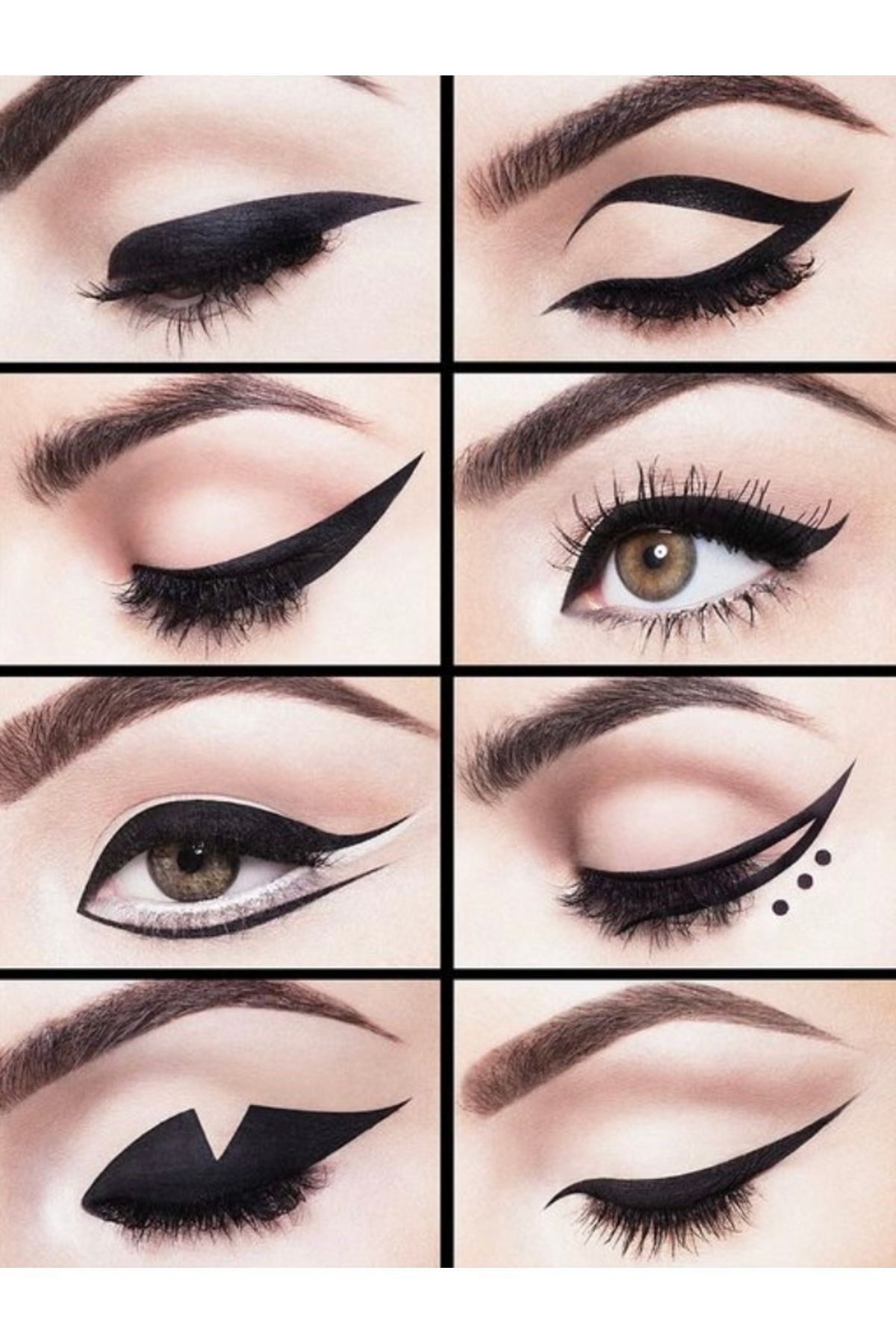 EDA LUXURY BEAUTY-Black Shiny Eye Makeup - Ultra Thin Felt Tip, Waterproof Liquid Eye Liner, Vegan Eye Makeup 4