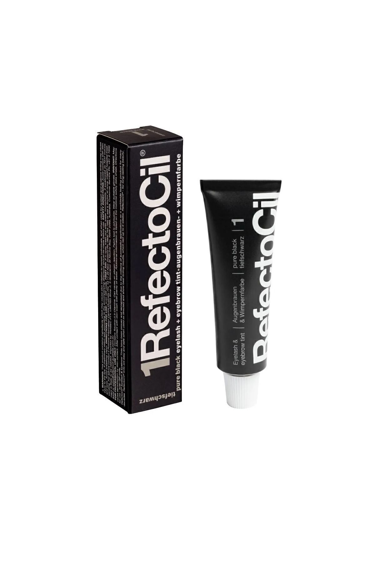 Refectocil Augenbrauen- Und Wimpernfarbe 1 Schwarz Pure Black Mit Neuer Verpackung - One Size