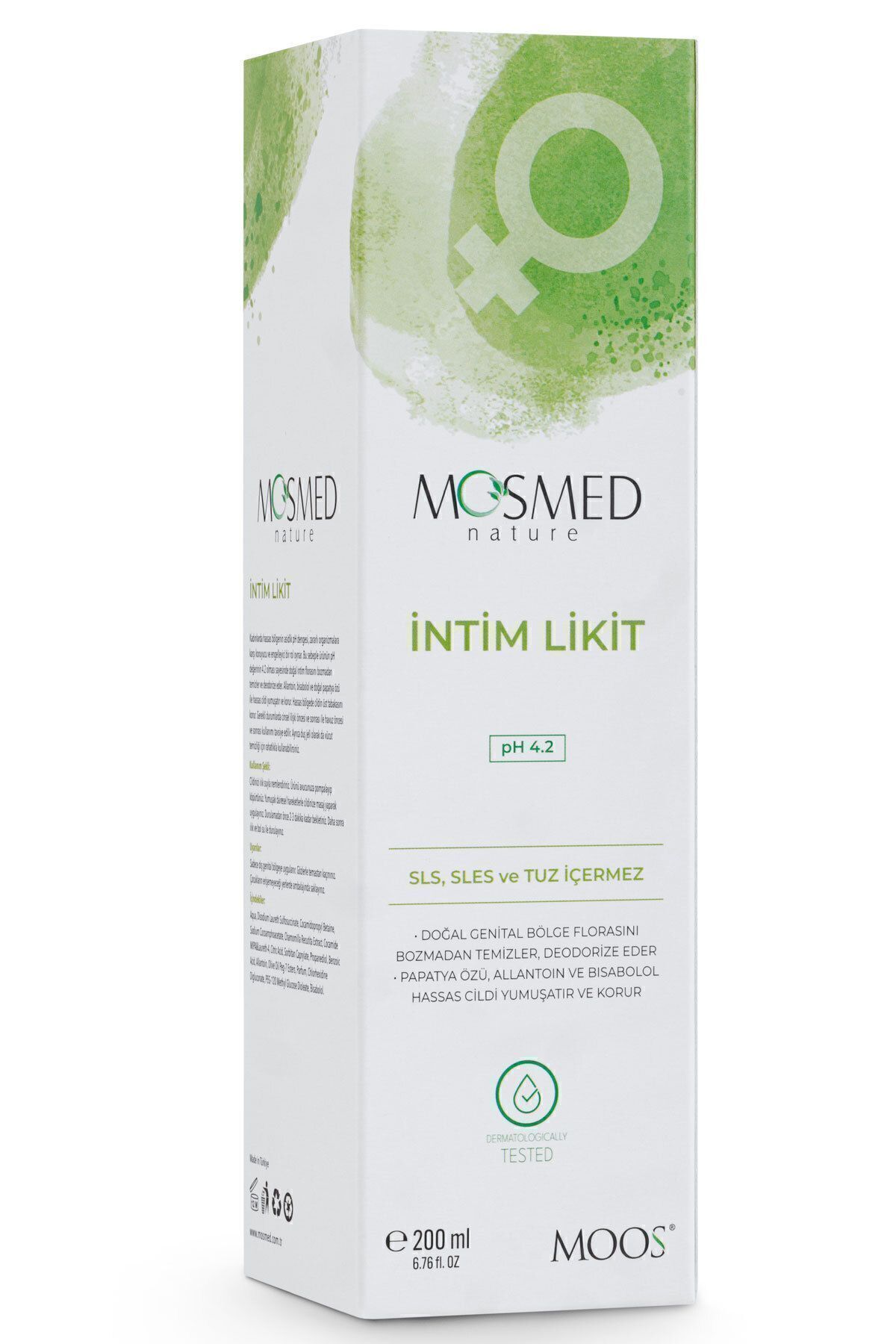 Moos İntim Tuzsuz Sülfatsız Likit 200 ml (KADIN) - Fiyatı, Yorumları