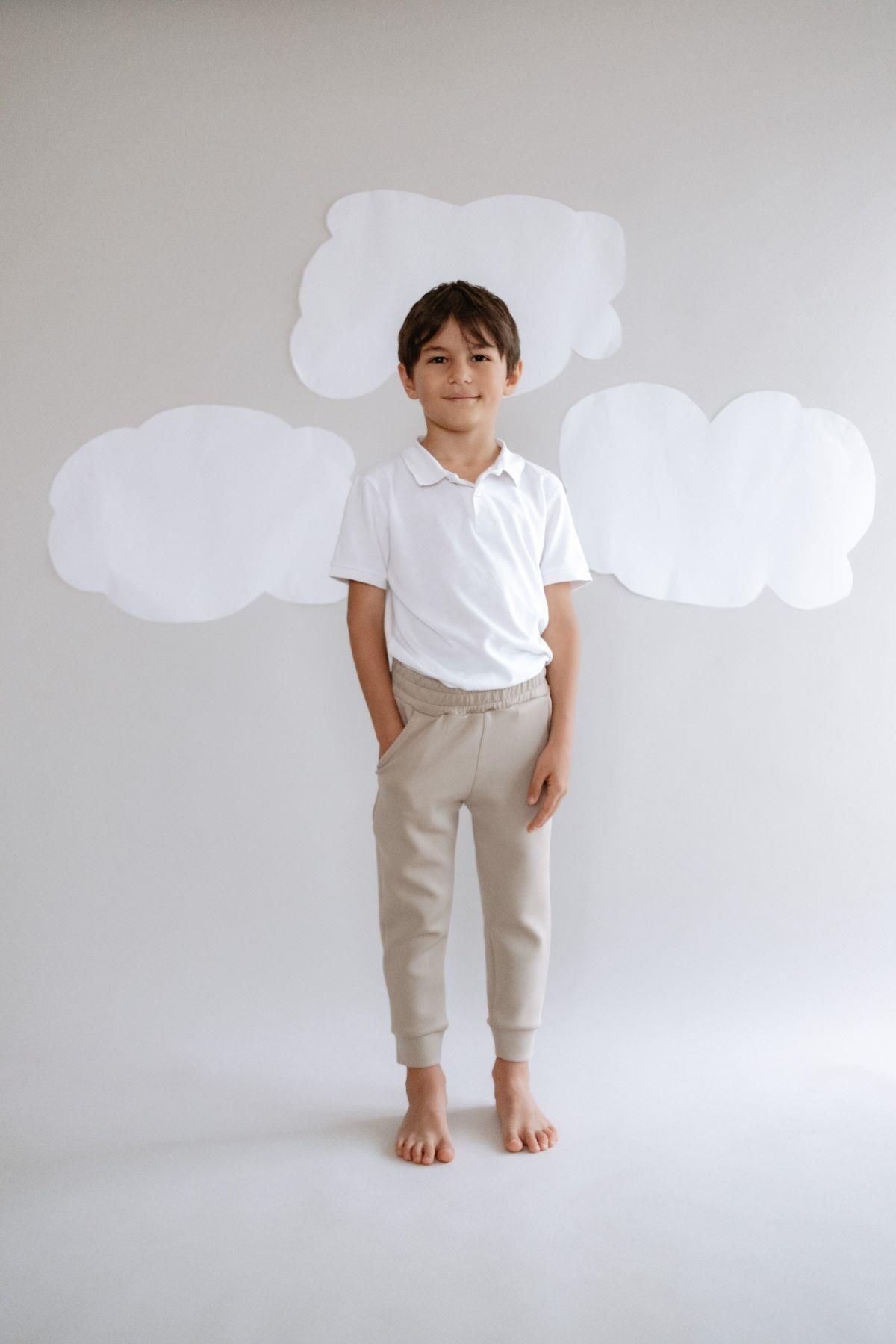 C&City-Boy's Cuffed Leg Sweatpants 873 Stone 6