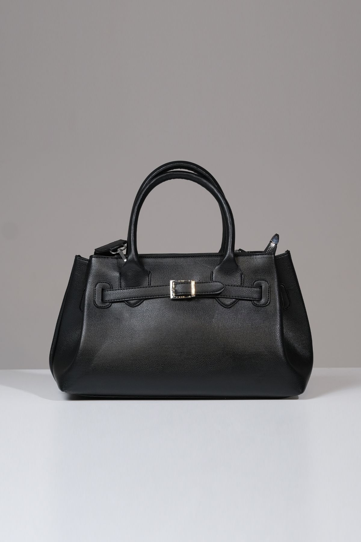 Çantacımstore Czarna Skórzana Torba Typu Shopper Dla Kobiet Kosta Kobieta - Pojedynczy wymiar
