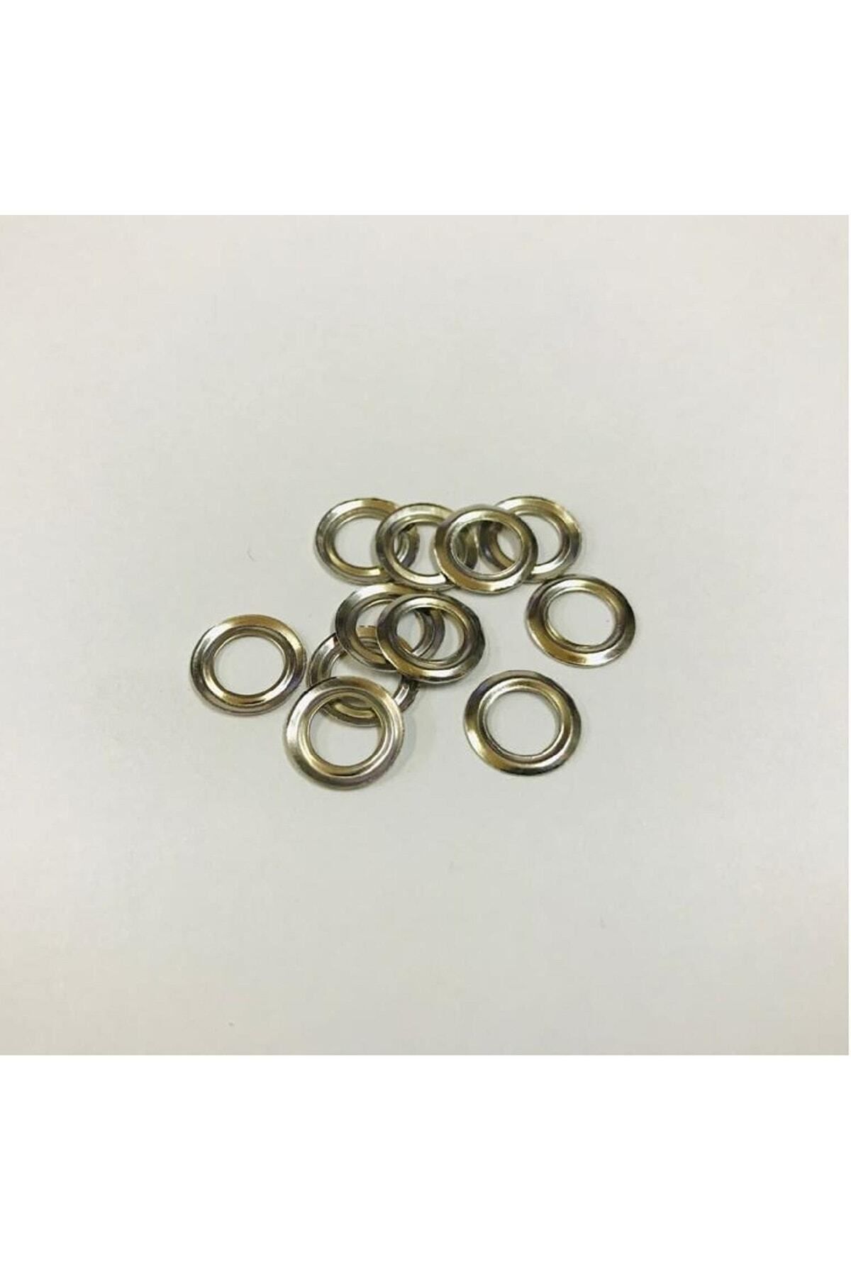 srtfootcare Kuşgözü İçin Metal Pul 24 no 40 Adet (Kuşgözü Dahil Değildir) Nikel