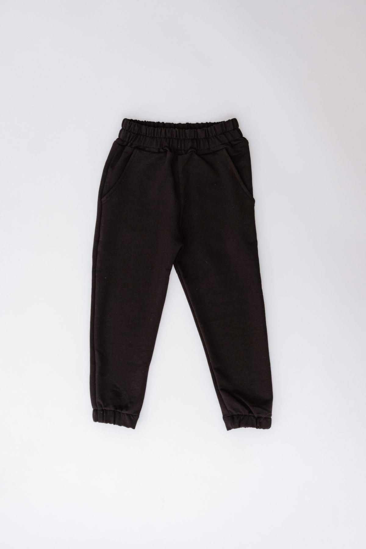 C&City-Mädchen-Jogginghose mit elastischem Bein 760 Schwarz 2