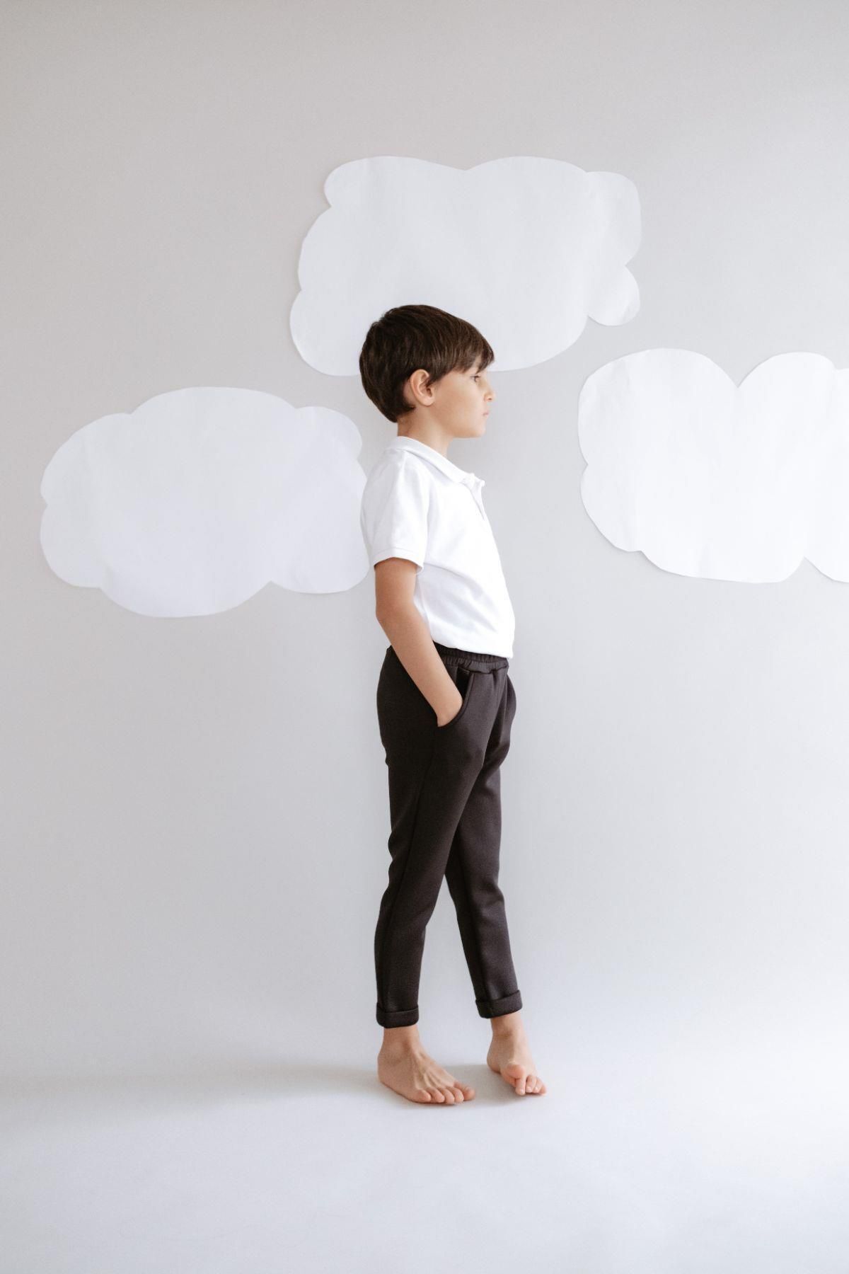 C&City-Boy's Double Leg Sweatpants 872 Black 3