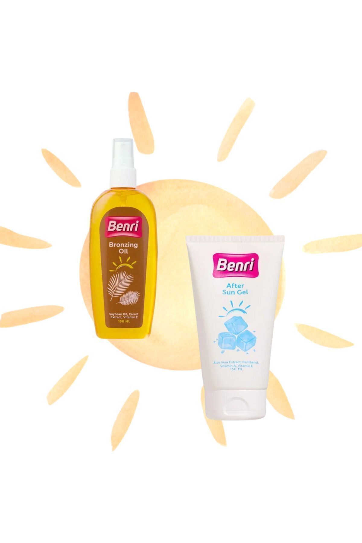 ست مراقبت از آفتاب Sunshine Duo Benri