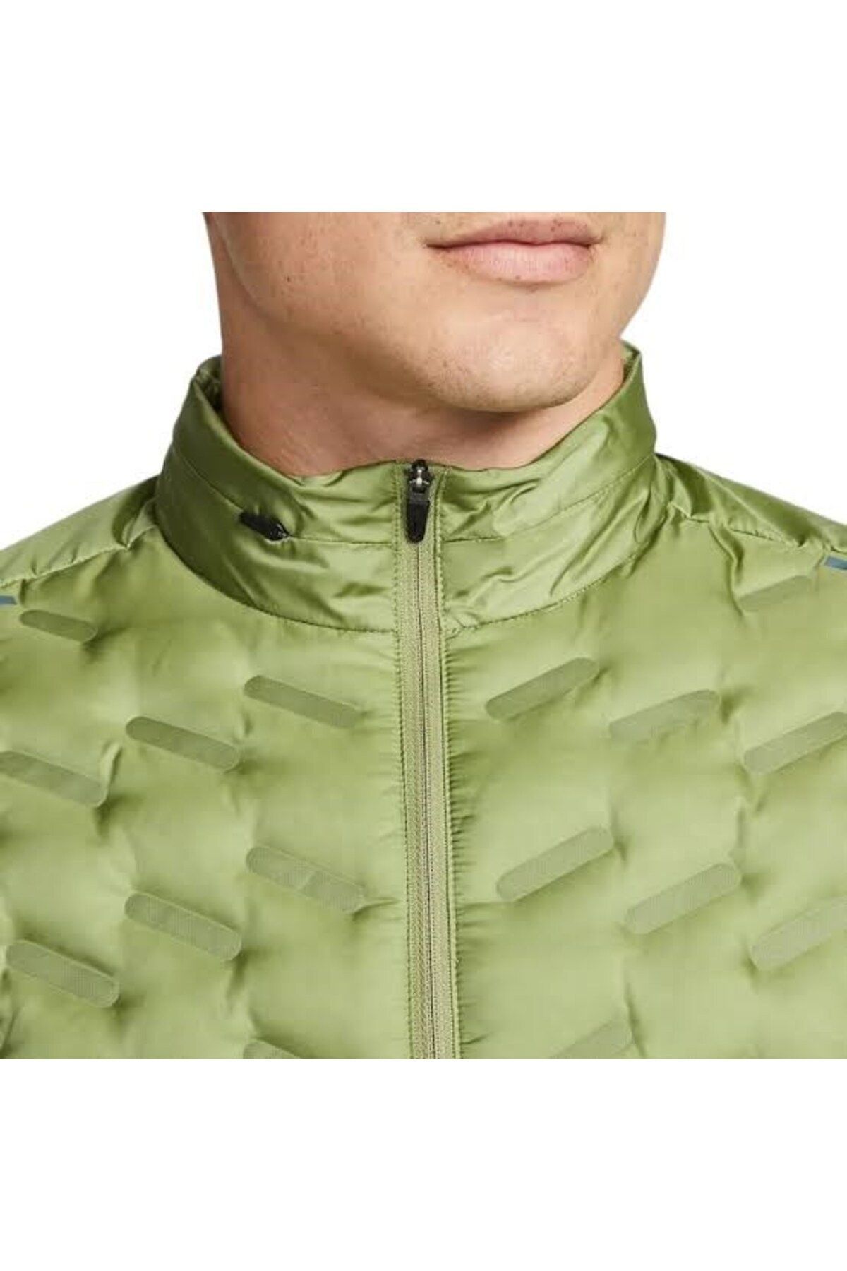 کاپشن مردانه سبز Nike | PRA-10505214-591608 اورجینال - تصویر 4