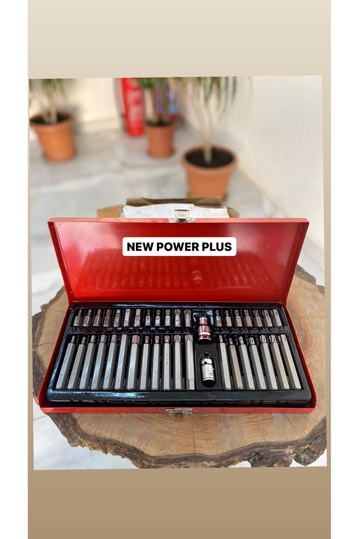 new power plus 40 Parça Torx Bits Set Tork Uç Tornavida Ucu
