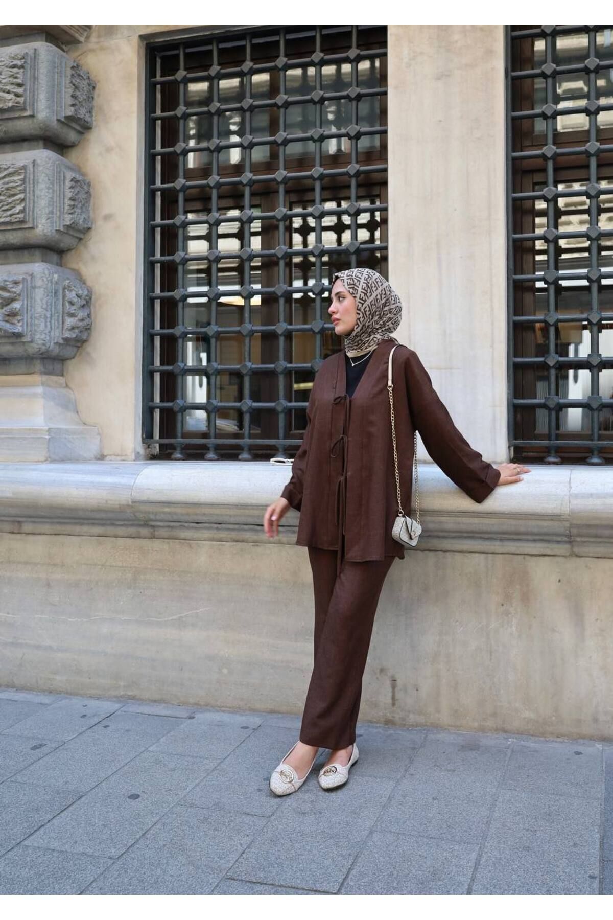 kimono  tesettür takım