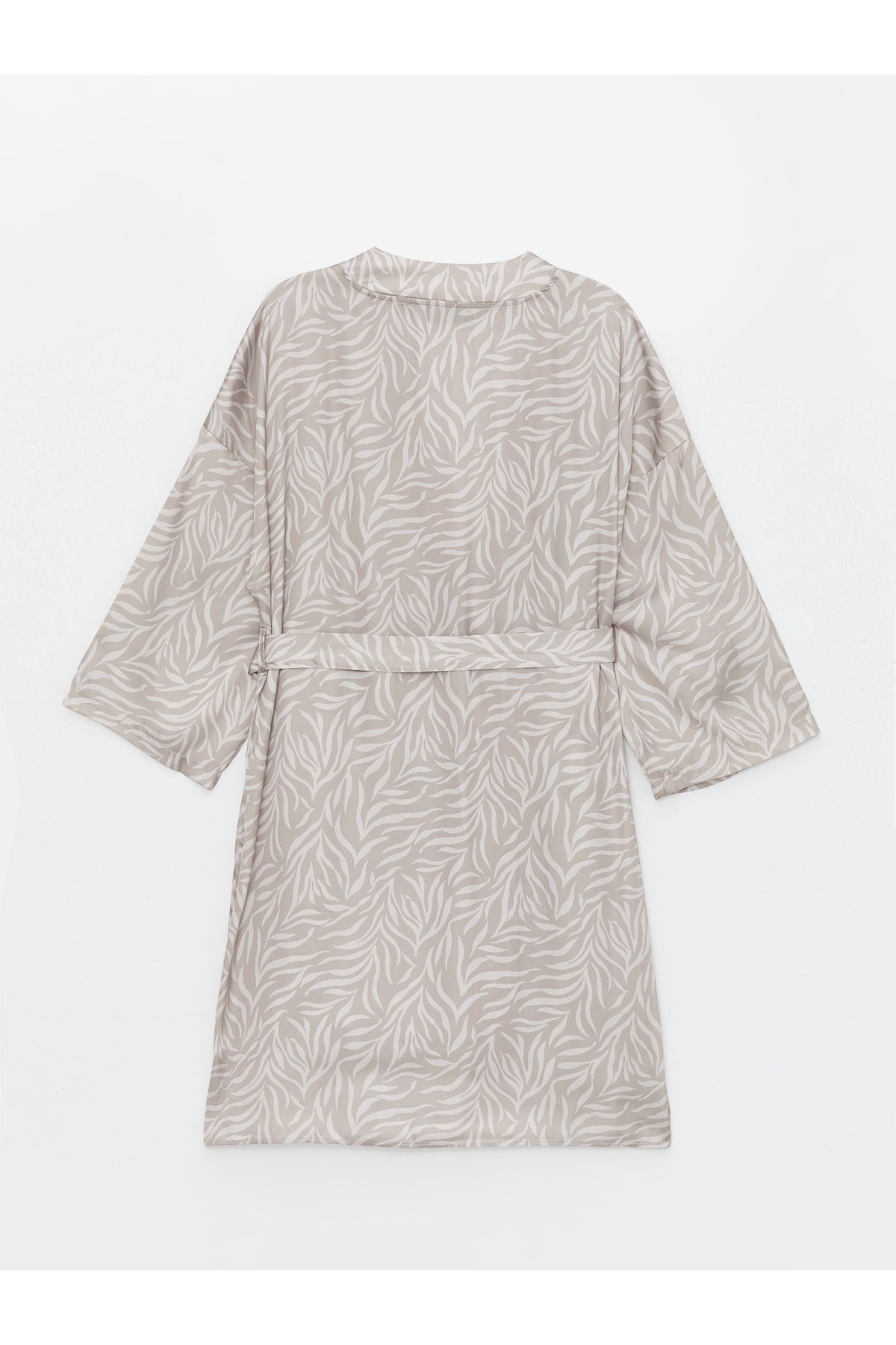 LC Waikiki-Satin-gemusterter Schalkragen-Damen-Morgenmantel 7
