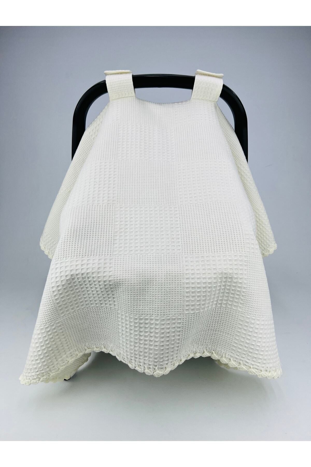 Atölye Eda Exclusive El Işi Kuzulu Pike Puset Örtüsü fotoğrafı 7 (önizleme)