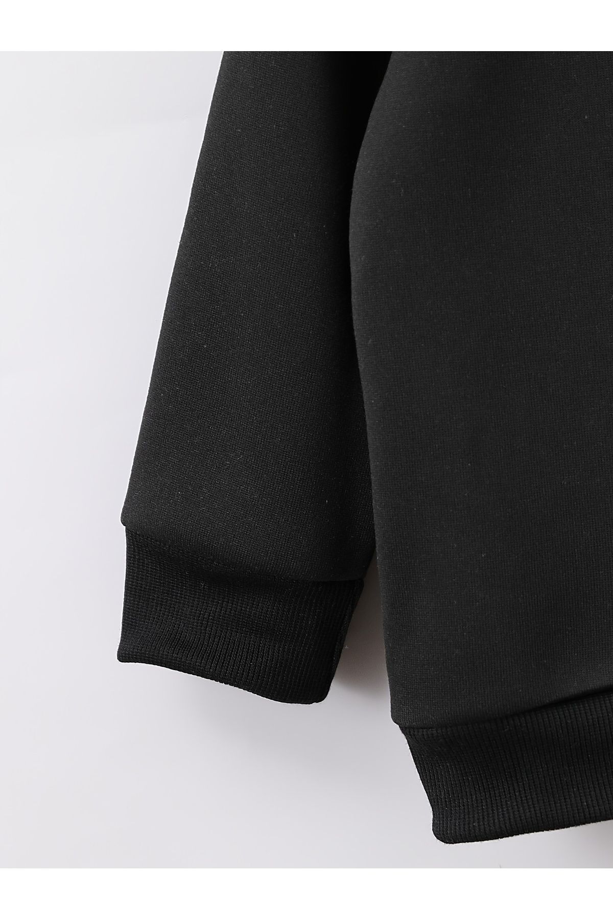 سویشرت پسرانه مشکی Let's Wear | 60033-sweat اورجینال - تصویر 6