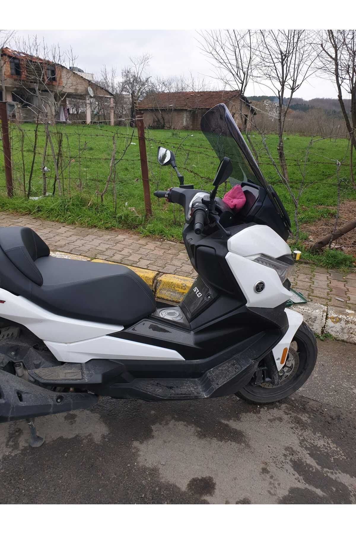 Voge SR4 Siperlik Ön Cam 2022-2025 Model 70cm Füme Renkli 4mm UZUN CAM