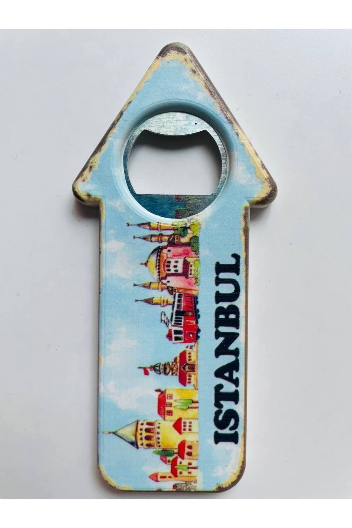 GALATA GIFT În Formă De Săgeată, Deschizător De Sticle Cu Tematică Istanbul, Magnet Pentru Deschidere - Mărime unică