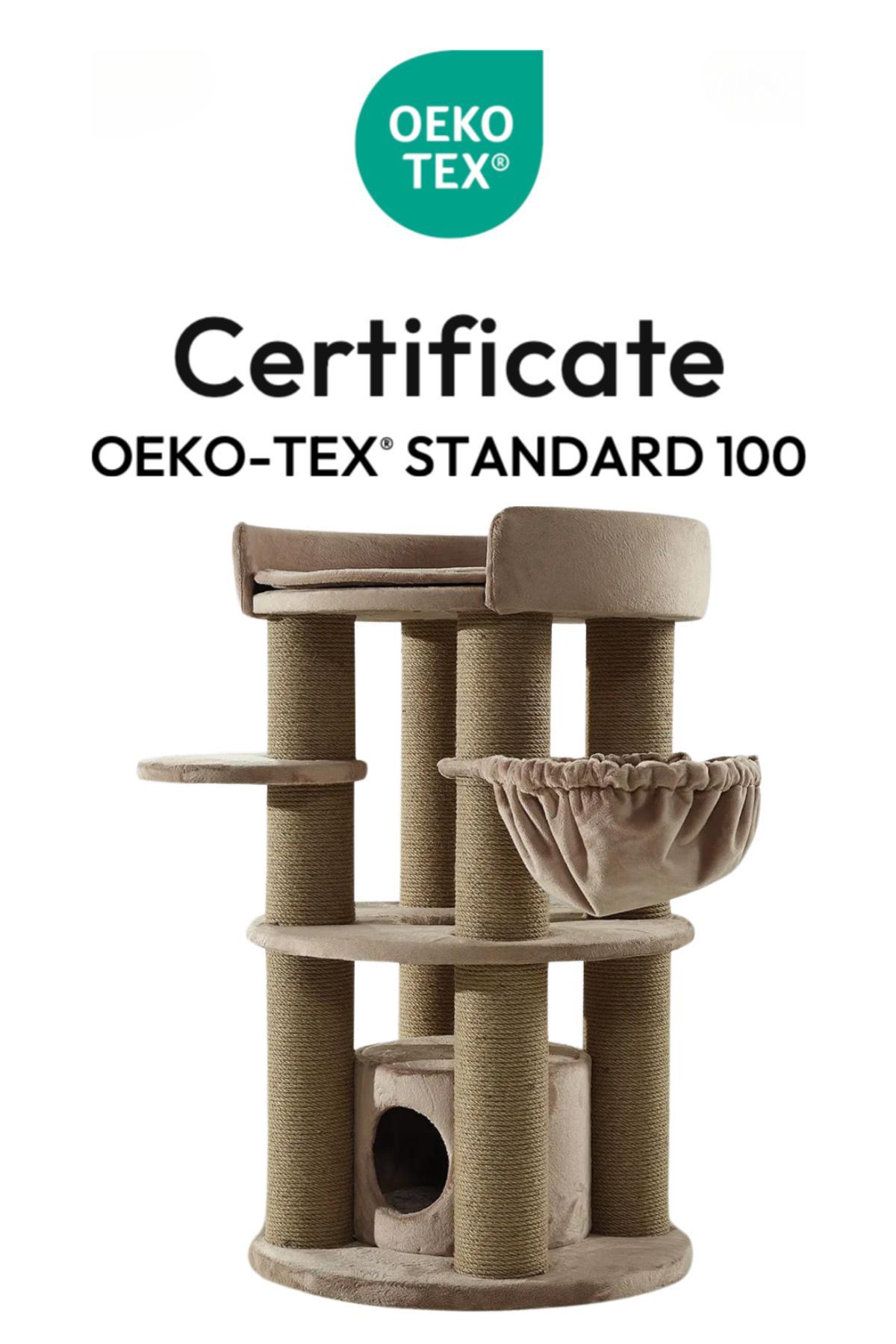 Pet Dreams-Cosmo Luxury Cat Tree - Scratching and Resting Features 4