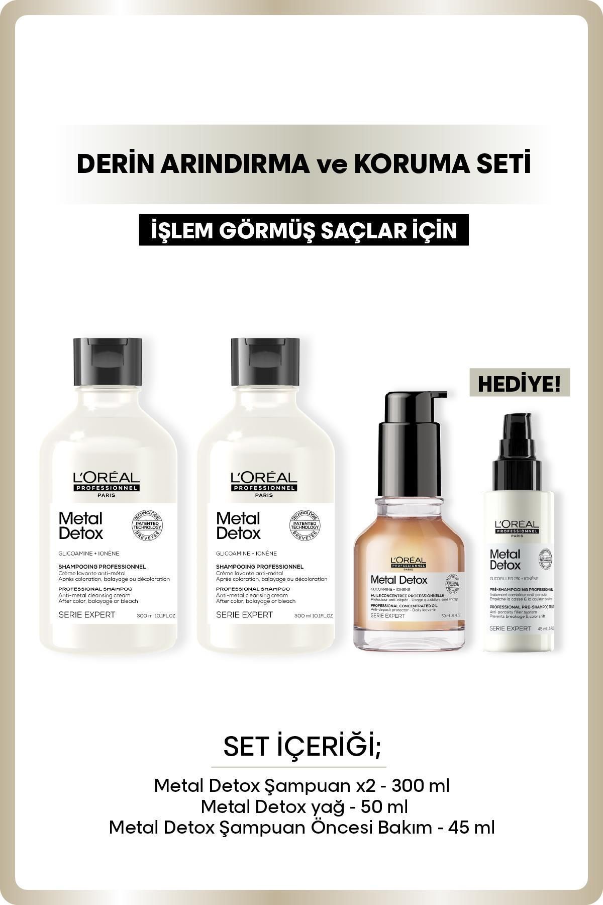 ست تصفیه و محافظت عمیق برای موهای درمان شده L'oreal Professionnel