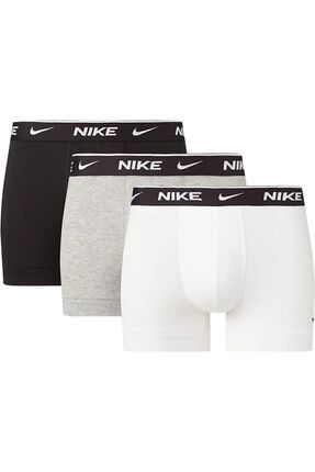 Nike Erkek Nike Marka Logolu Elastik Bantl Gunluk Kullan ma Uygun Siyah beyaz gri Boxer 0000ke1008 mp1 Fiyat Yorumlar Trendyol