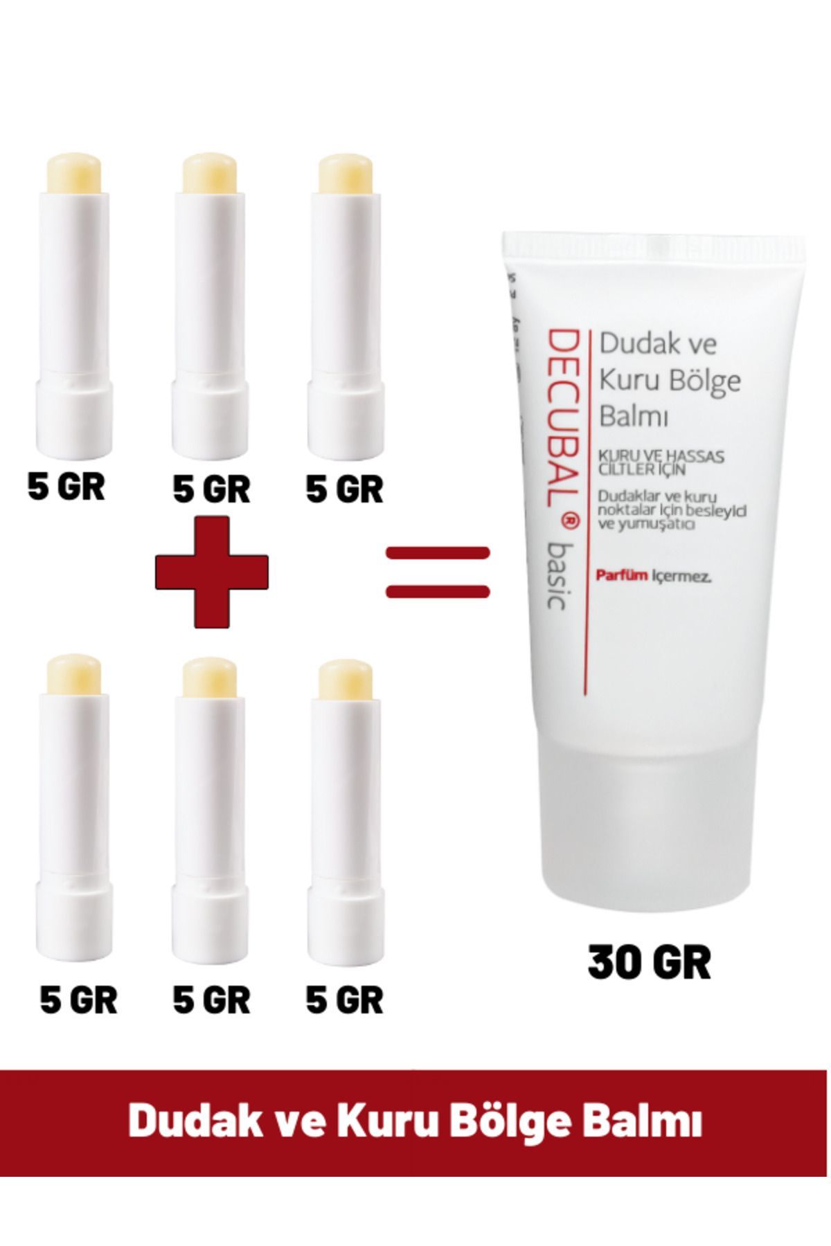 Decubal-Lip Balm for Dry and Very Dry Skin 30 ml and Daily Roll-On 50 ml 7