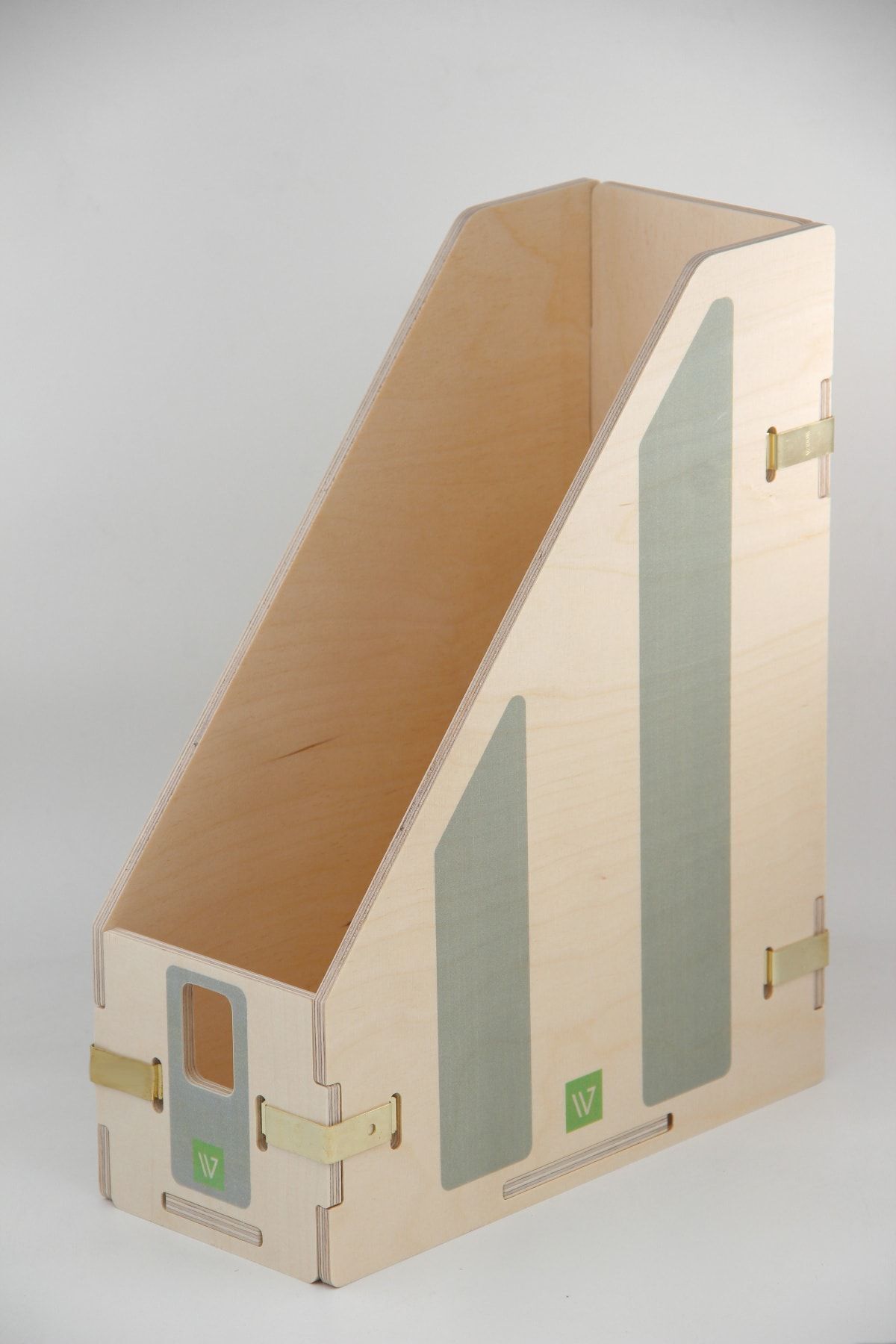 Wodiza Ahşap Dosyalık Dergi Dosyası 12cm X 33cm X 26cm Mint Yeşili 302 Masaüstü Dosyalık Magazinlik