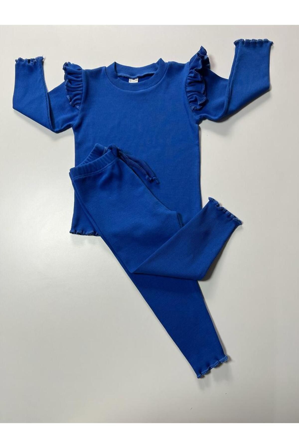 ست نوزادی دخترانه آبی سرمه ای ARYA BABY | Arya80080 اورجینال - تصویر 2