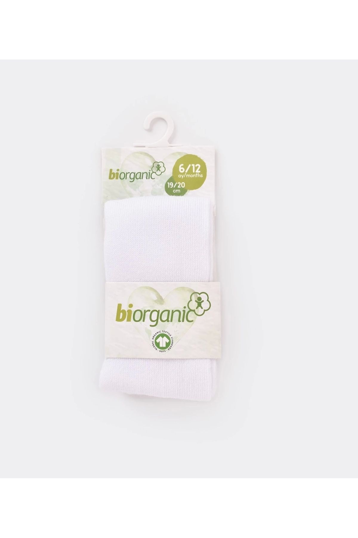 Bibaby-Biorganic Basic Külotlu Çorap 68235 Beyaz(1 ADET) 1