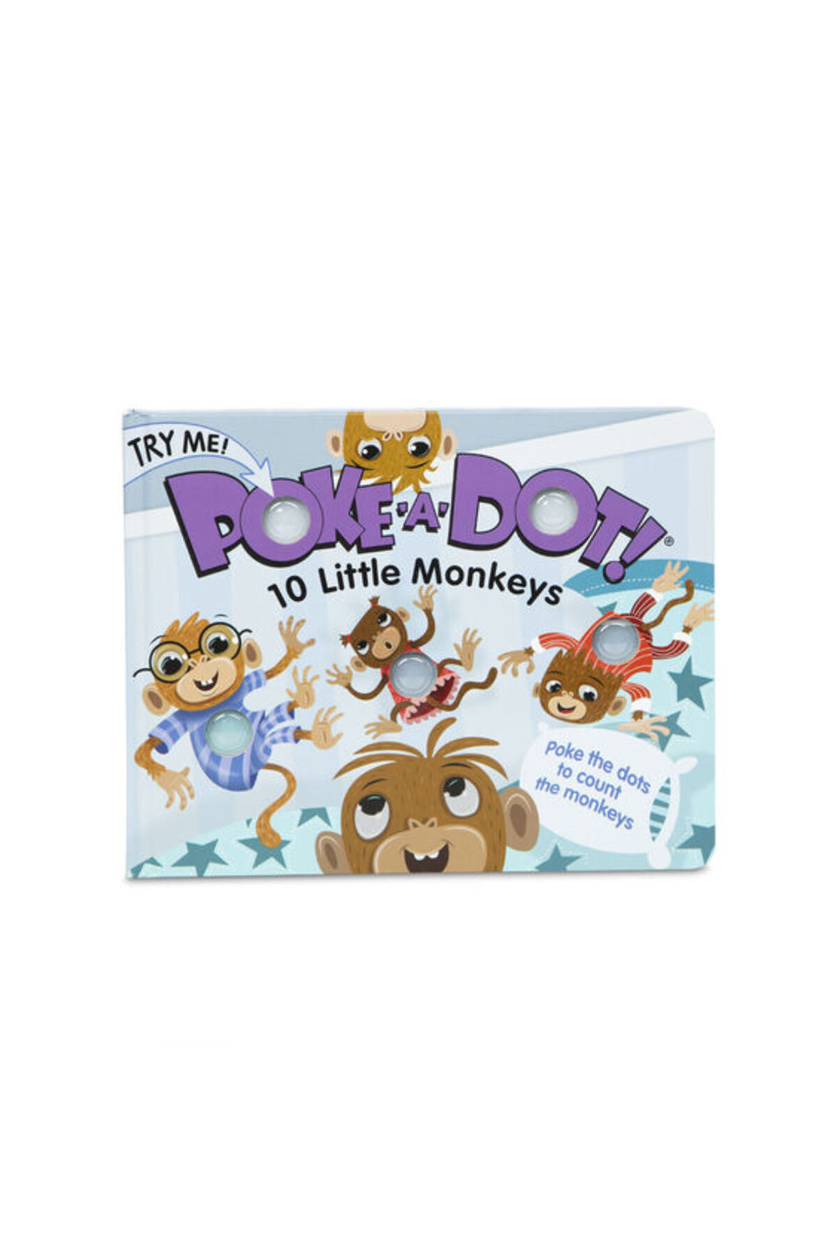 Melissa & Doug Melissa and Doug Poke-A-Dot İnteraktif Kitap - 10 Little Monkeys fotoğrafı 4 (önizleme)