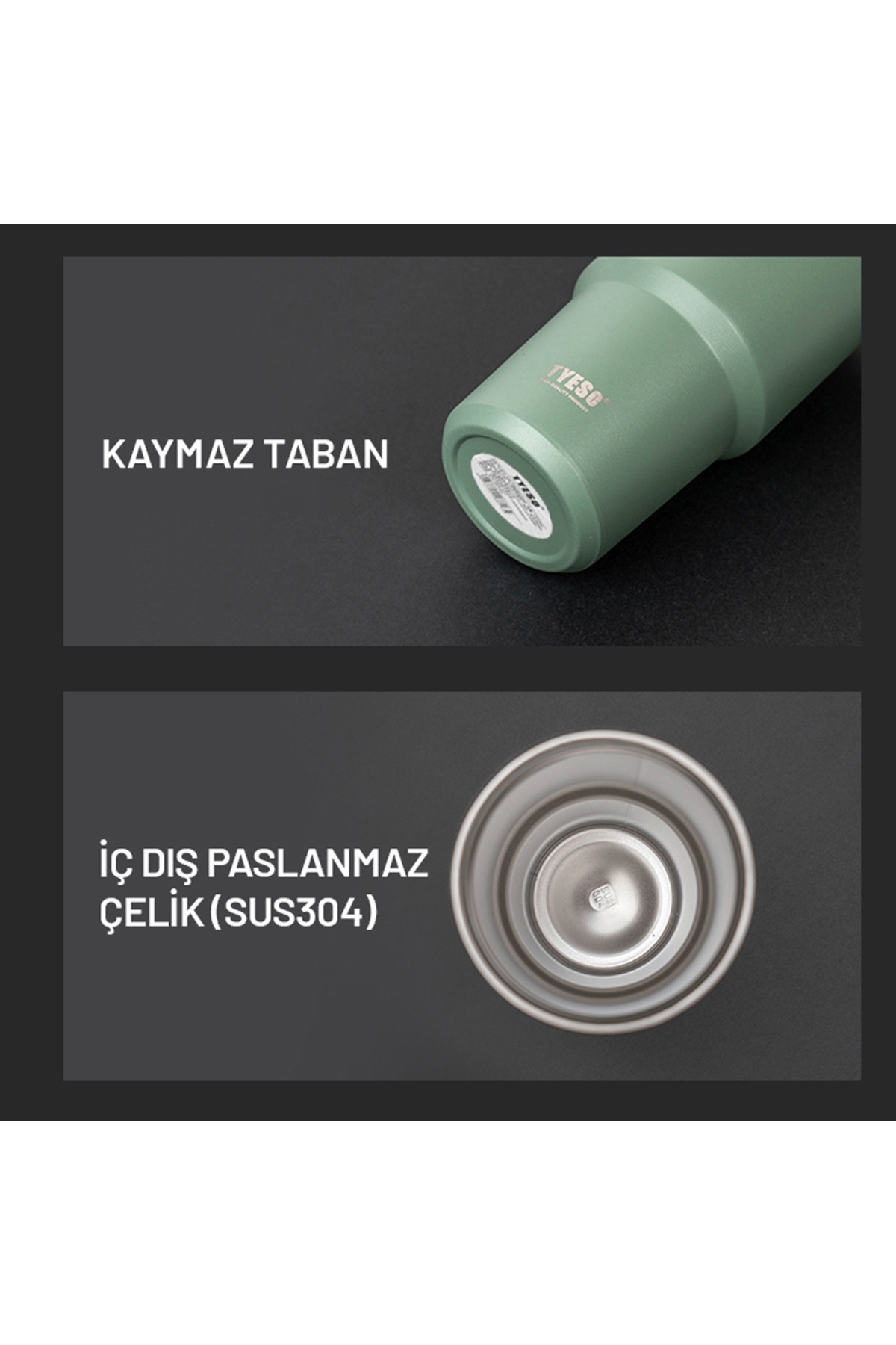 Tyeso DailyNeed Termos Vakumlu Paslanmaz Çelik 1200 ML Turuncu fotoğrafı 6 (önizleme)