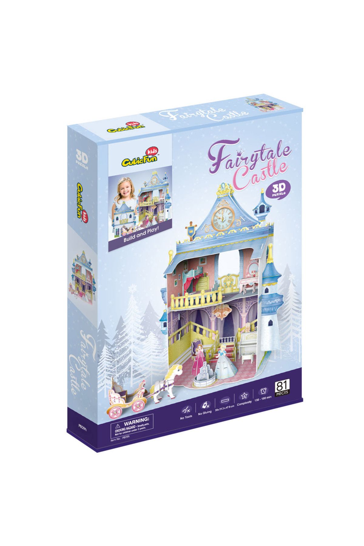 Cubic Fun-Fairytale Castle 3D Puzzle - 81 Pieces 5