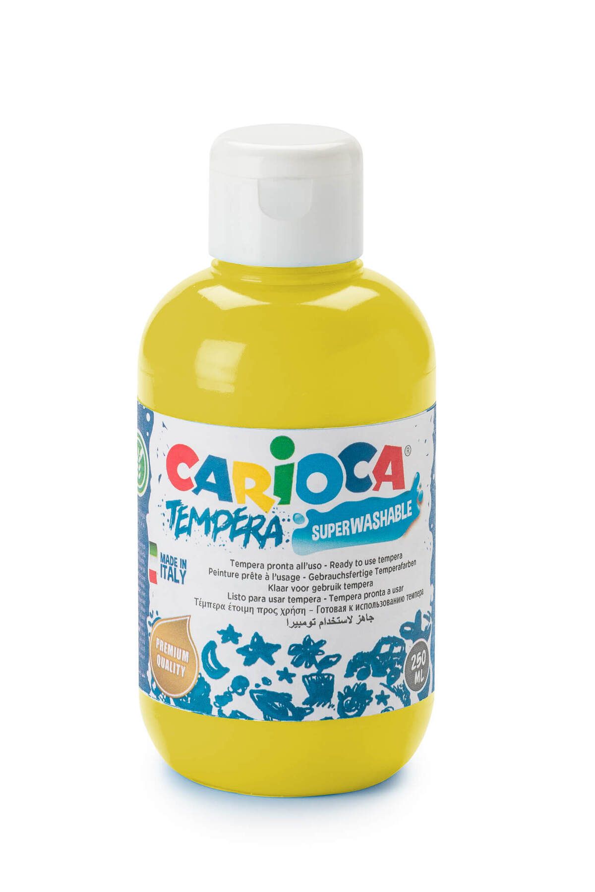 CARIOCA Tempera Boya (SÜPER YIKANABİLİR) 250ml - Sarı