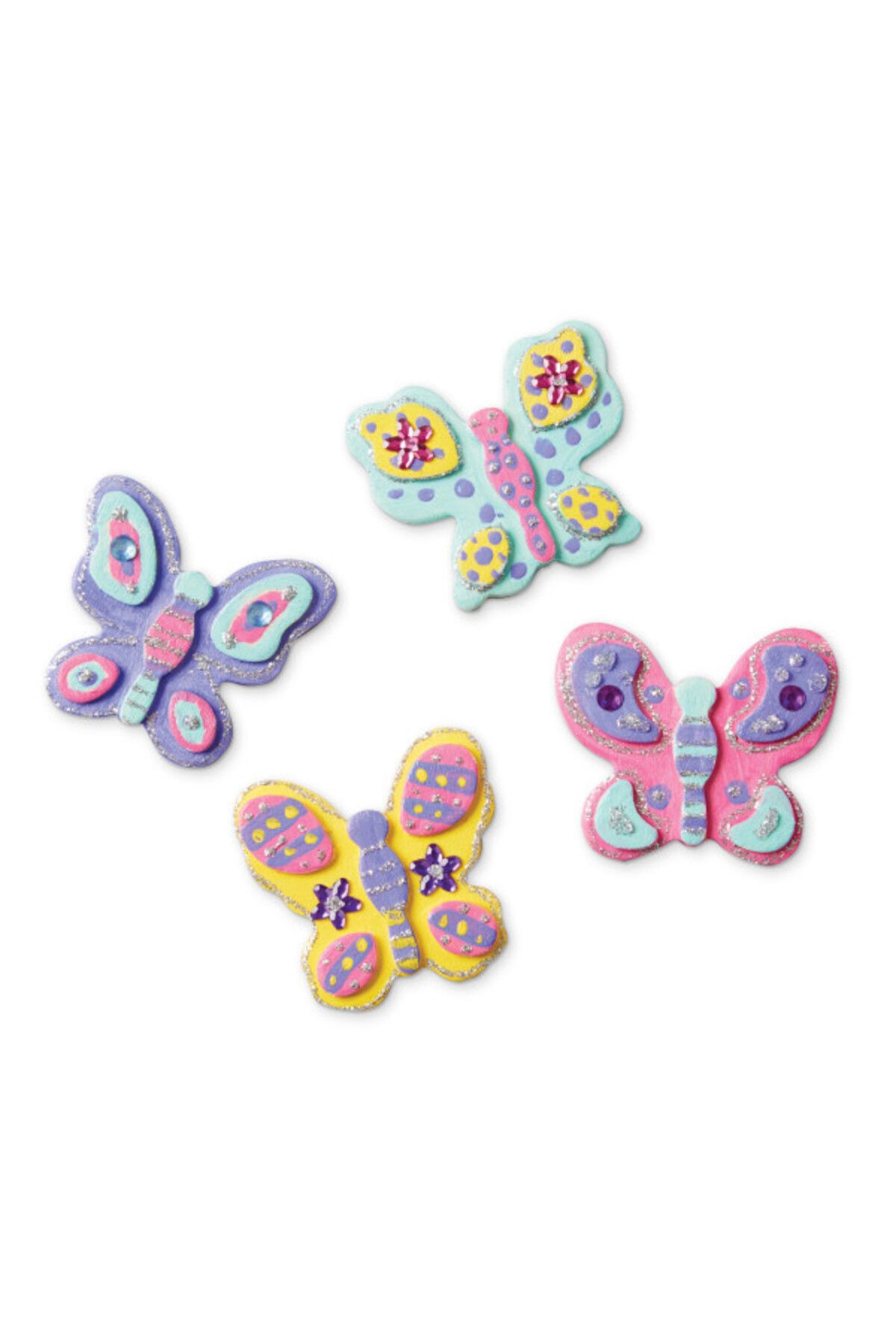 اسباب بازی های آموزشی Melissa Doug آهنرباهای پروانه چوبی ملیسا و داگ Melissa & Doug