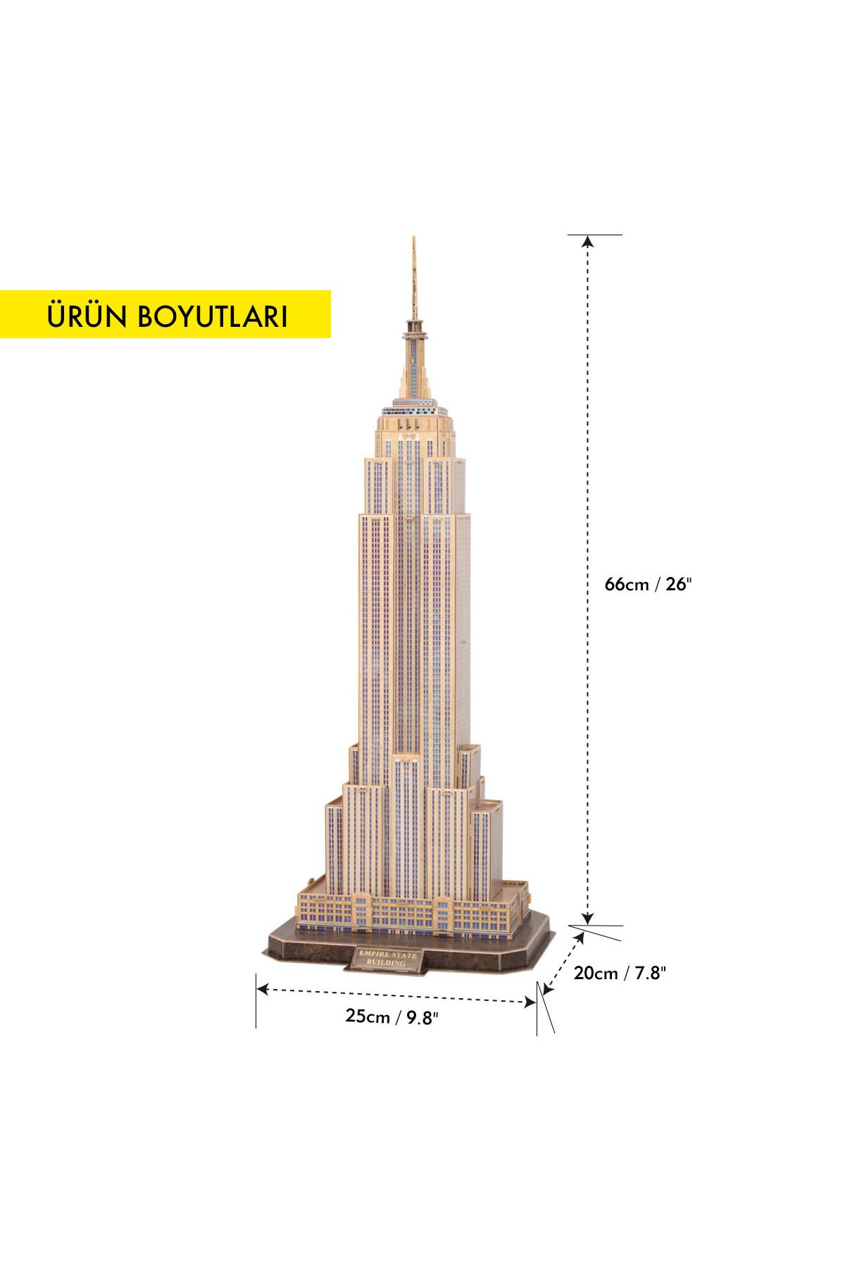 Cubic Fun-3d Puzzle National Geographic Series - Empire State Building 3