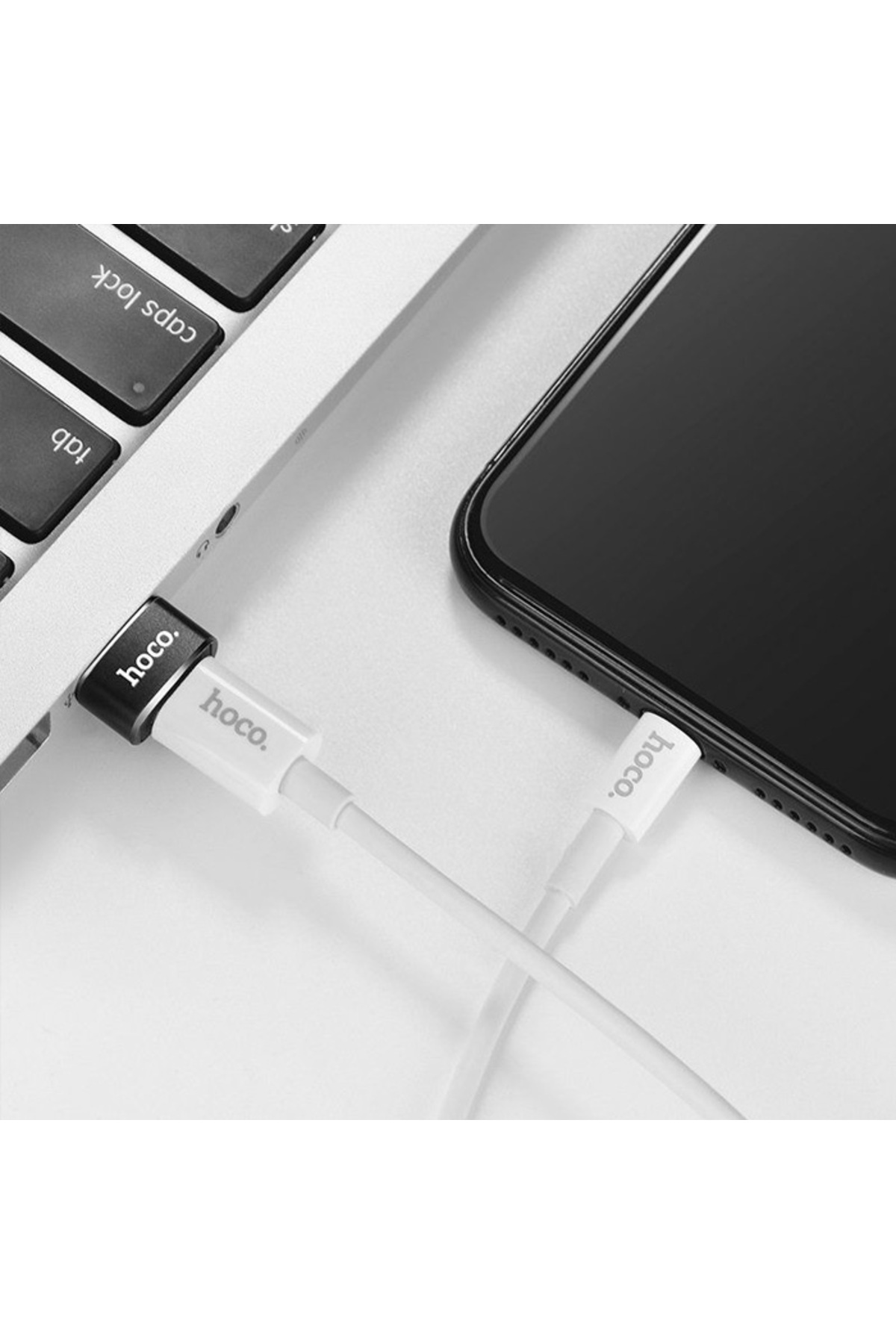 Hoco-Ua6 Erkek Usb To Dişi Type-c Dönüştürücü Çevirici Adaptör 5