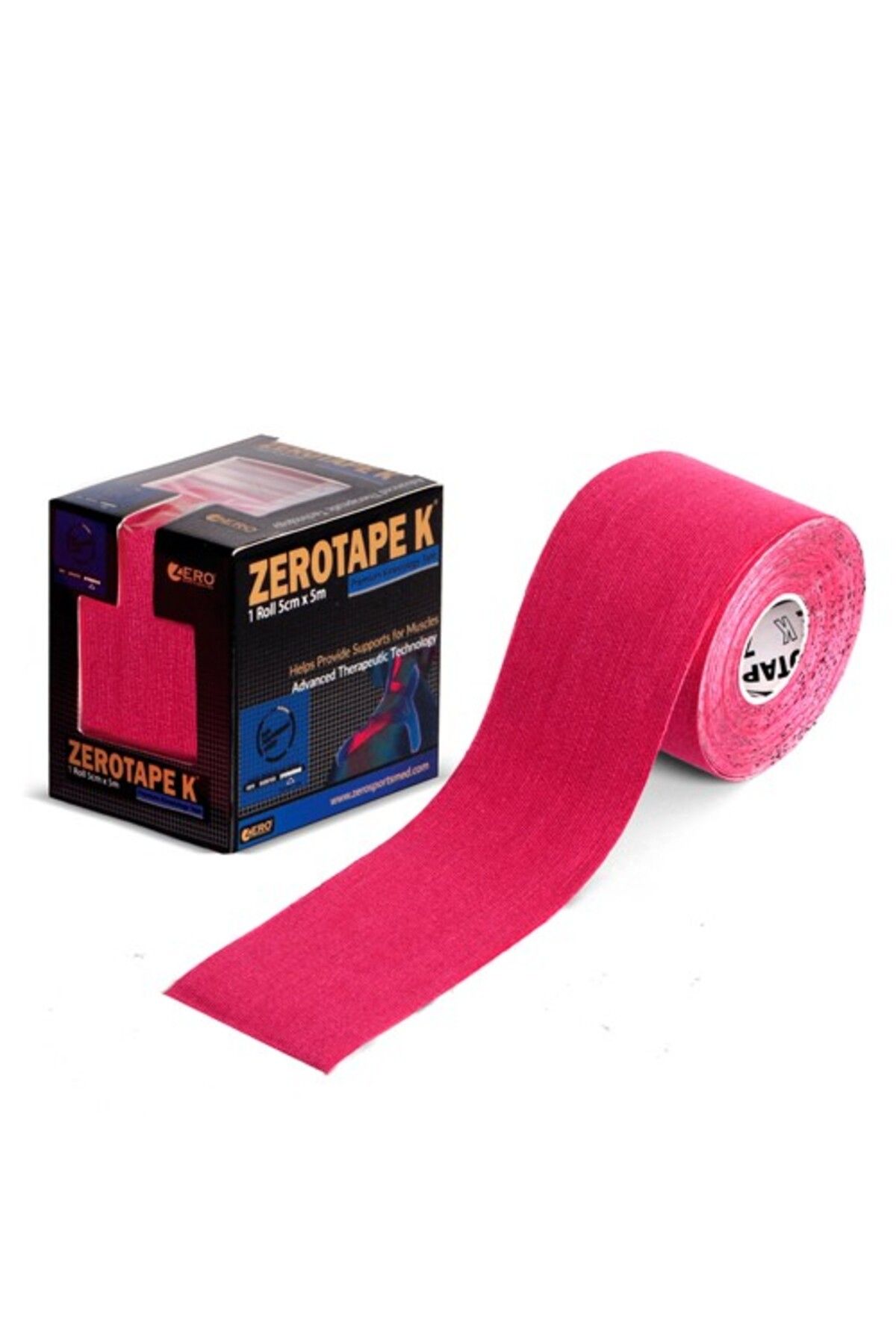 Zero Sports Medicine Zerotape K Pembe 5cm X 5m