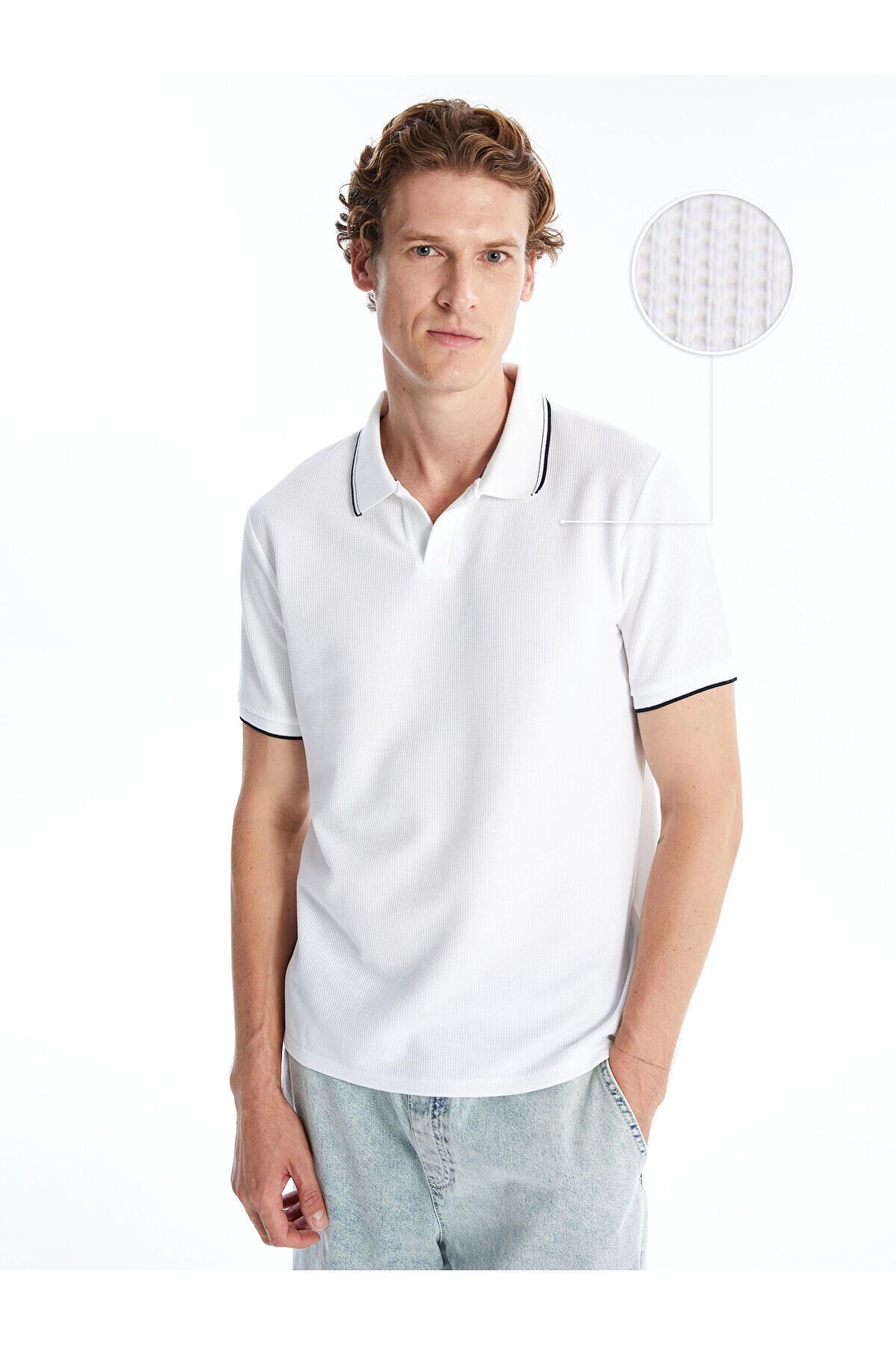 LC Waikiki Koszulka Męska Z Krótkim Rękawem Lcw Polo Neck Mężczyzna - 2XL