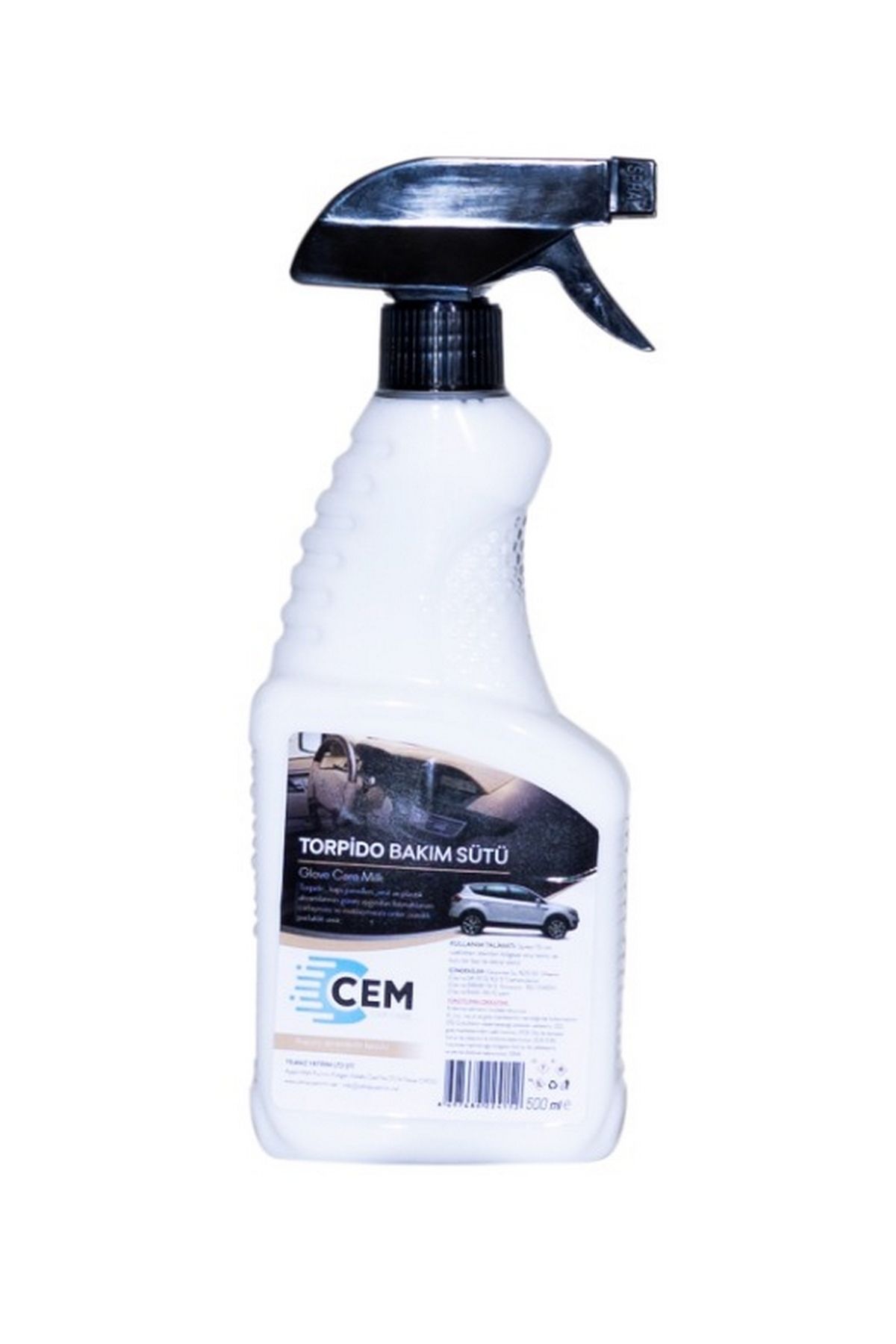 Cem Car Care Torpido Bakım Sütü Ve Torpido Temizleyici Parlatıcı 500 ml