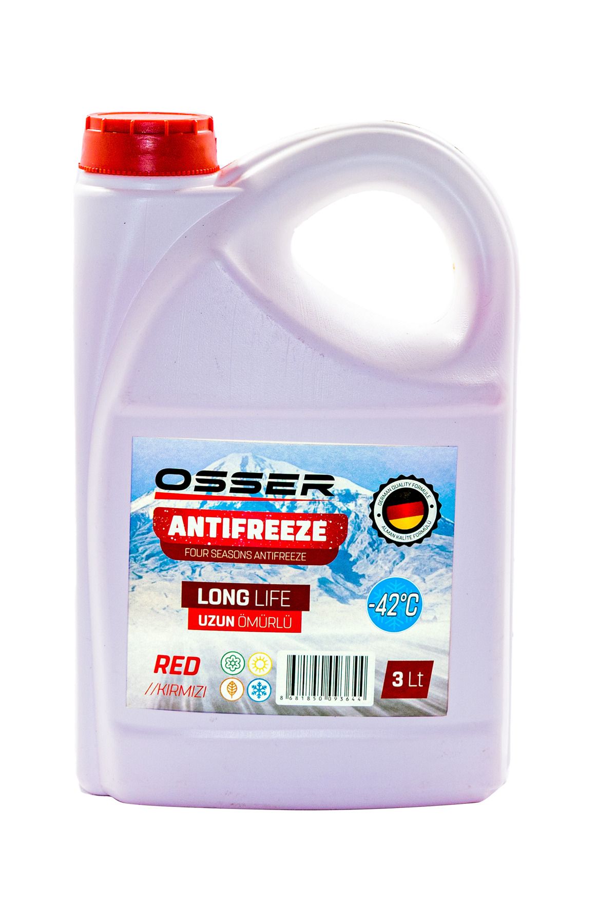 OSSER Antifriz 3 Lt Kırmızı -42 Derece