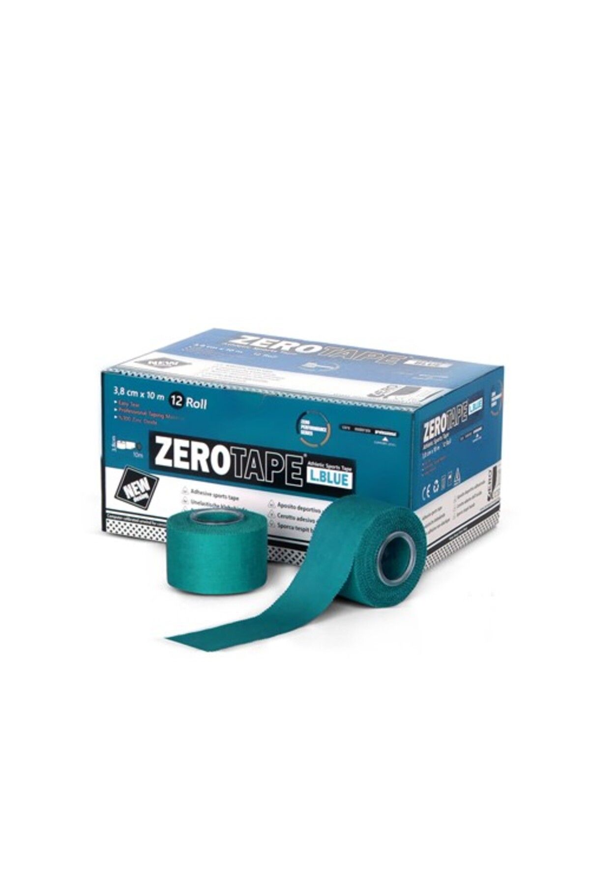 Zero Sports Medicine Zerotape Lıme Blue 3,8cm X 10m Sporcutespit Bandı