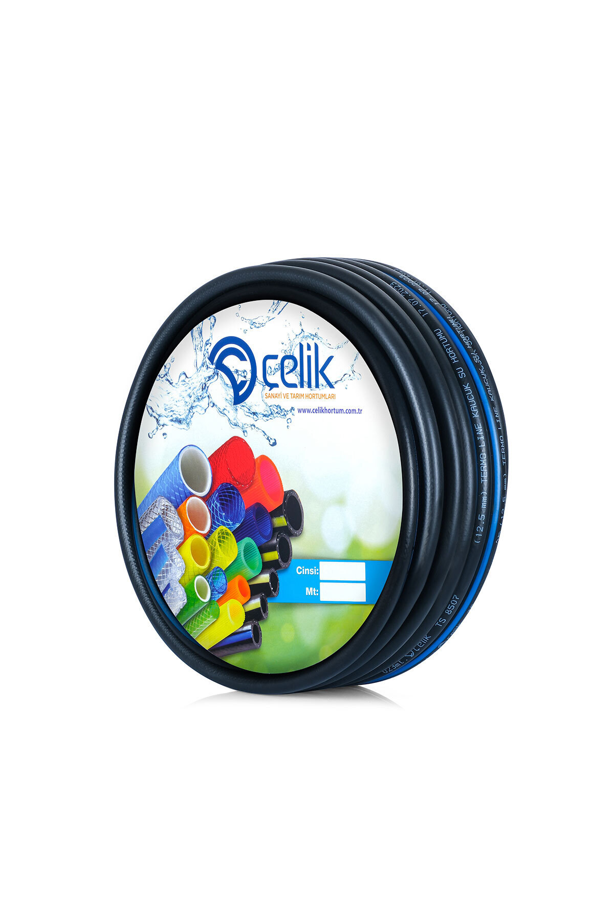 Çelik Termo Alçak Basınçlı Su Hortumu 30 metre  (12.5 mm) 30 metre 4,5 kg