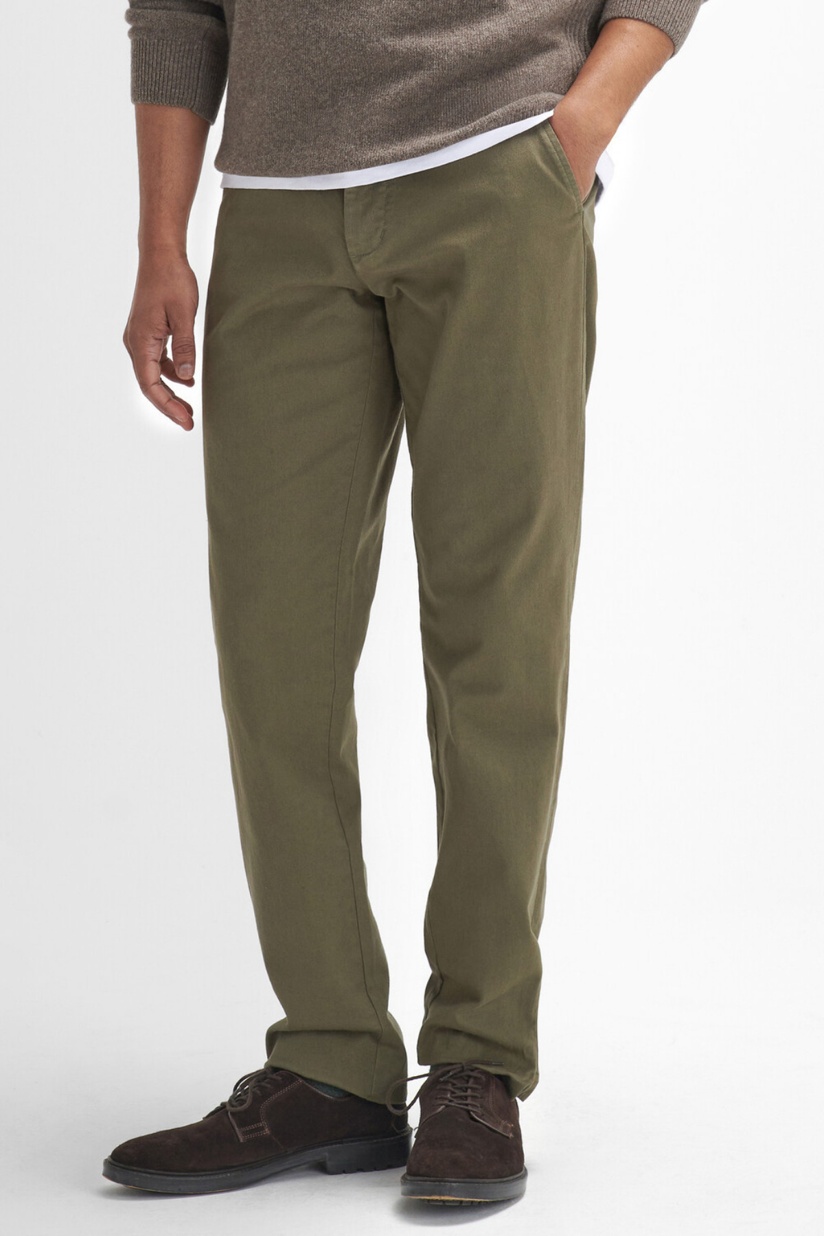 شلوار مردانه راسته فاق نرمال | باربور Barbour MTR0728-794 - تصویر 4