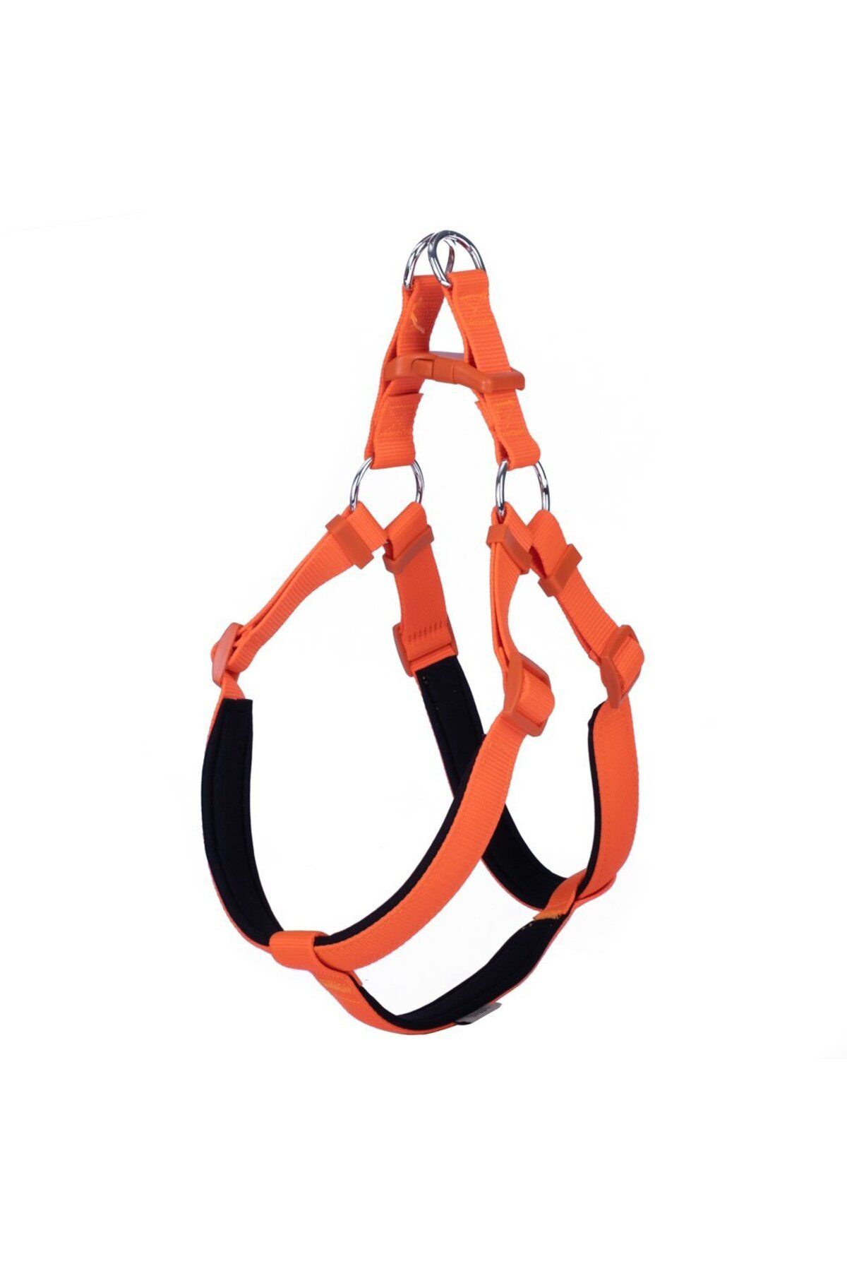 SAVEX Doggie Konfor Dokuma Ronin Göğüs Tasması Turuncu 2.5*65-75 cm (DSGT XL)