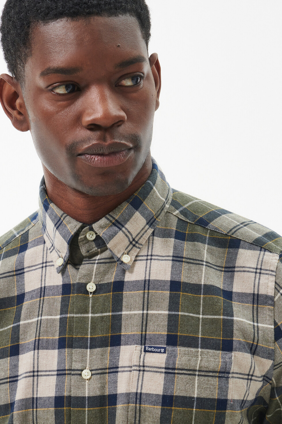 پیراهن مردانه آستین بلند | باربور Barbour MSH4991-TN16 - تصویر 5