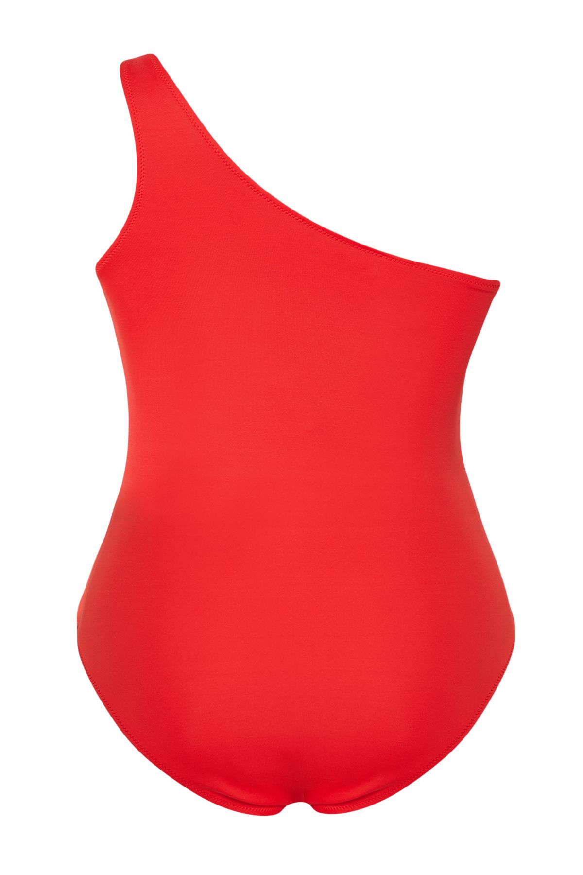 Trendyol Curve-Roter One-Shoulder-Badeanzug mit Blumenmuster - TBBSS24AM00025 7
